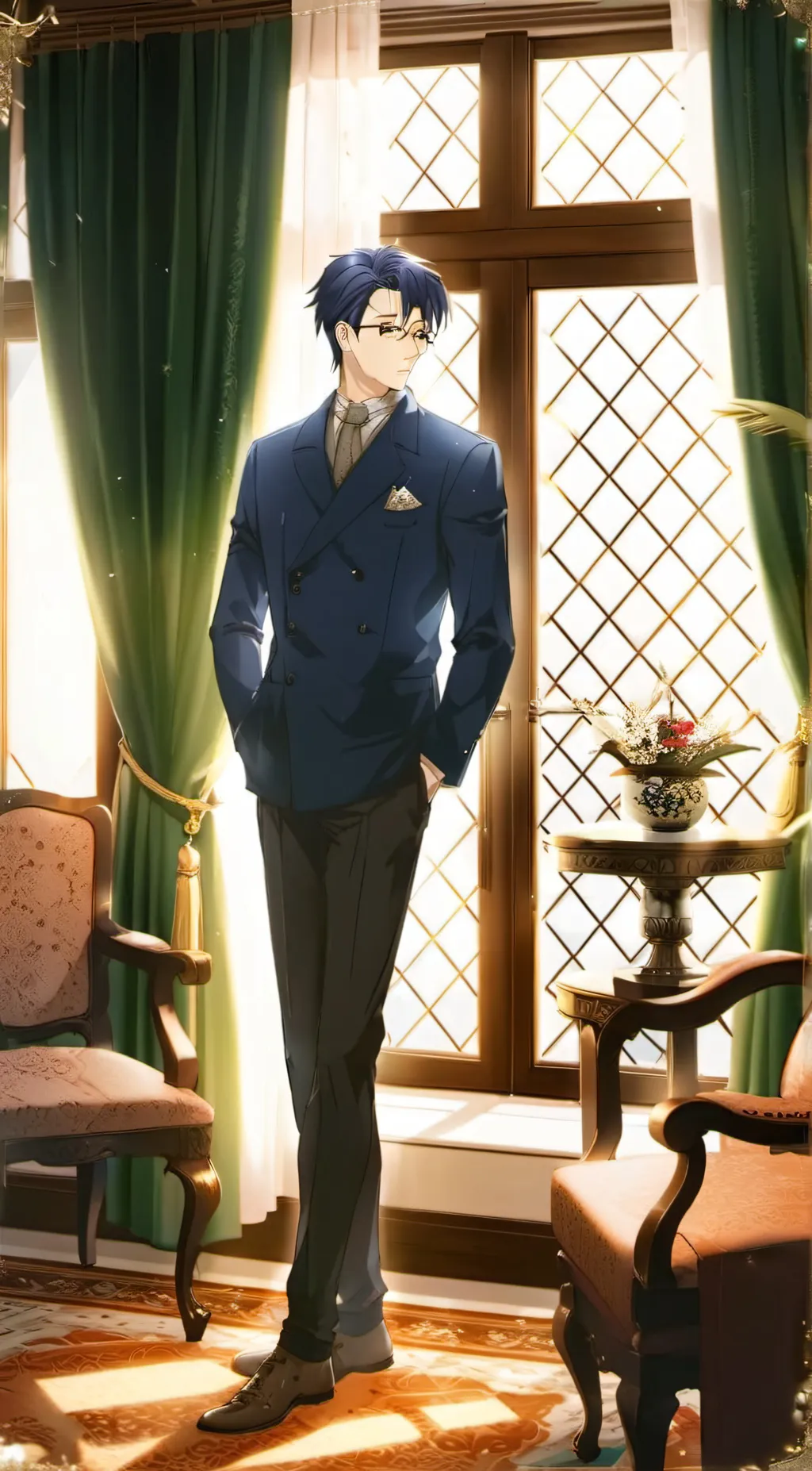 ai character: Fuji background