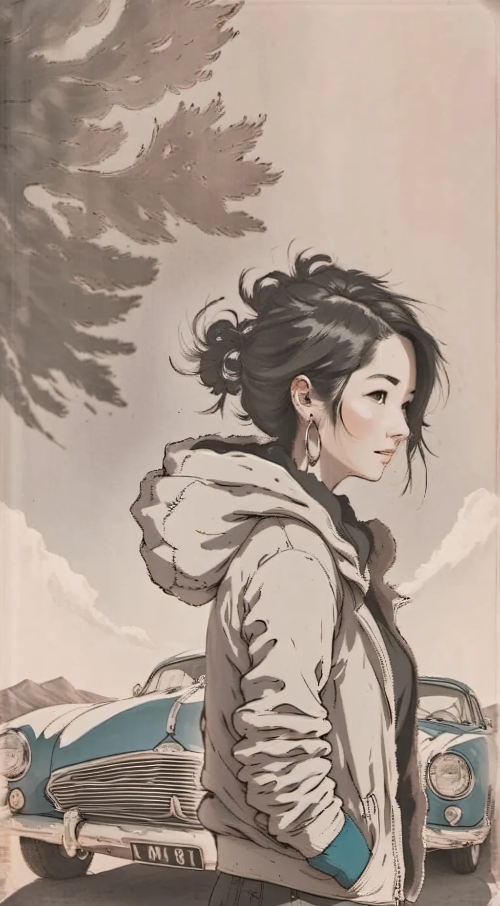 ai character: oreo  background