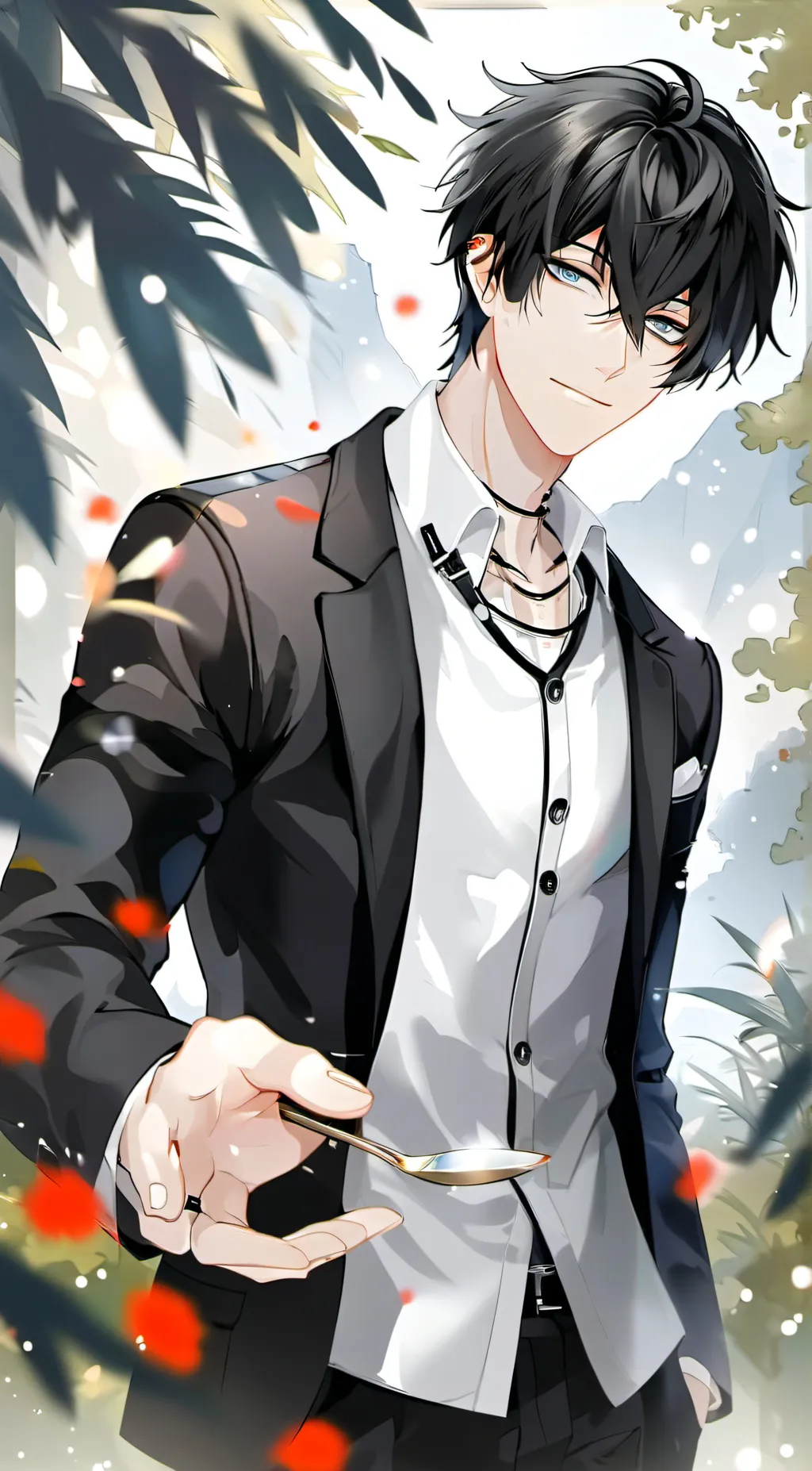 ai character: Hanji  background