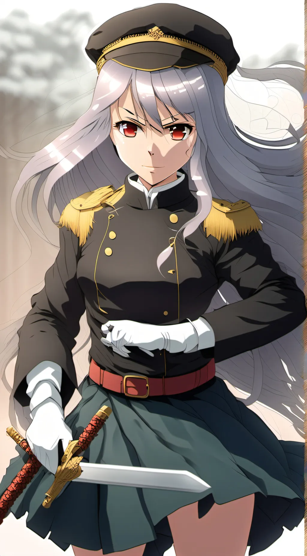 ai character: Kyouka zen background