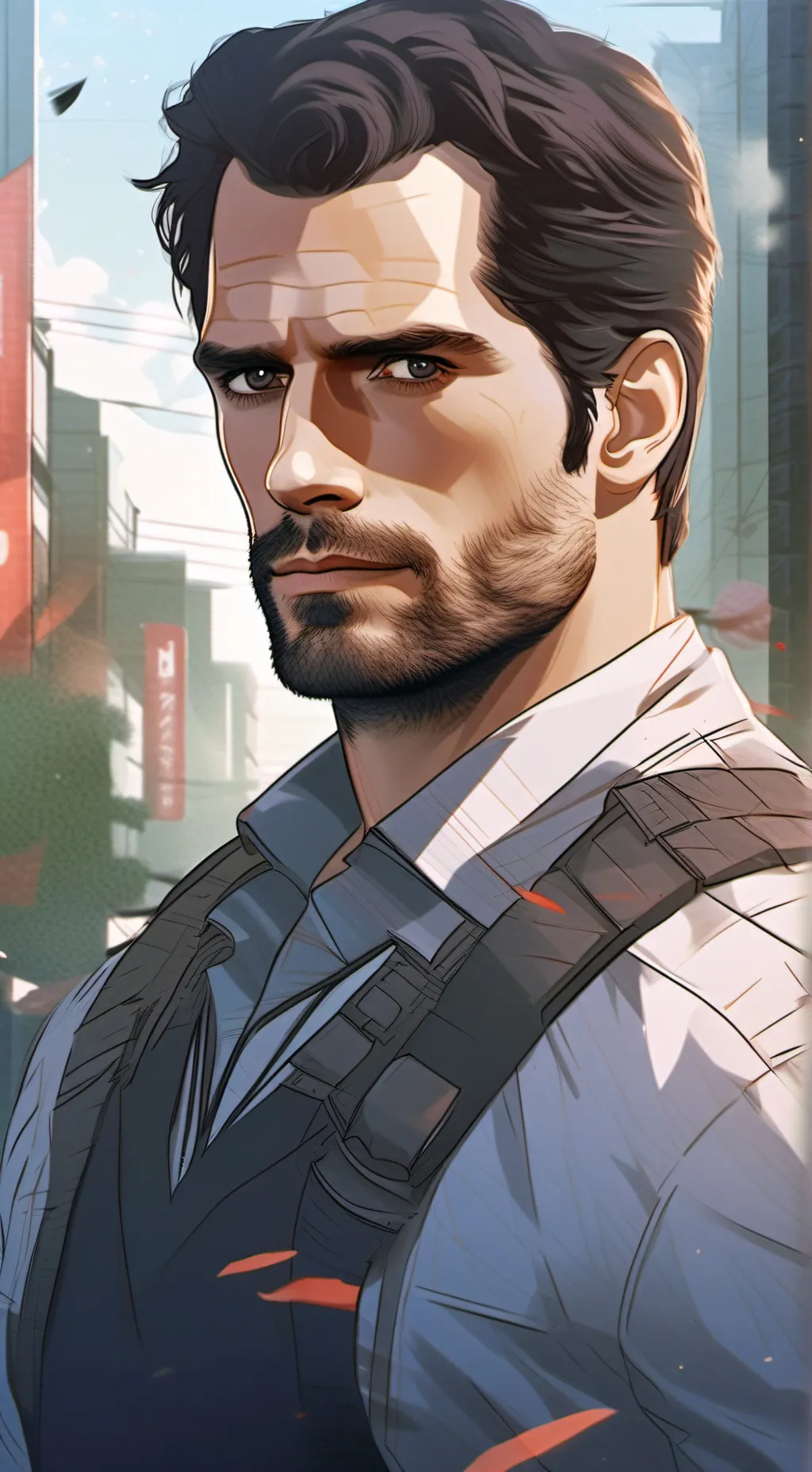 ai character: Award show party background