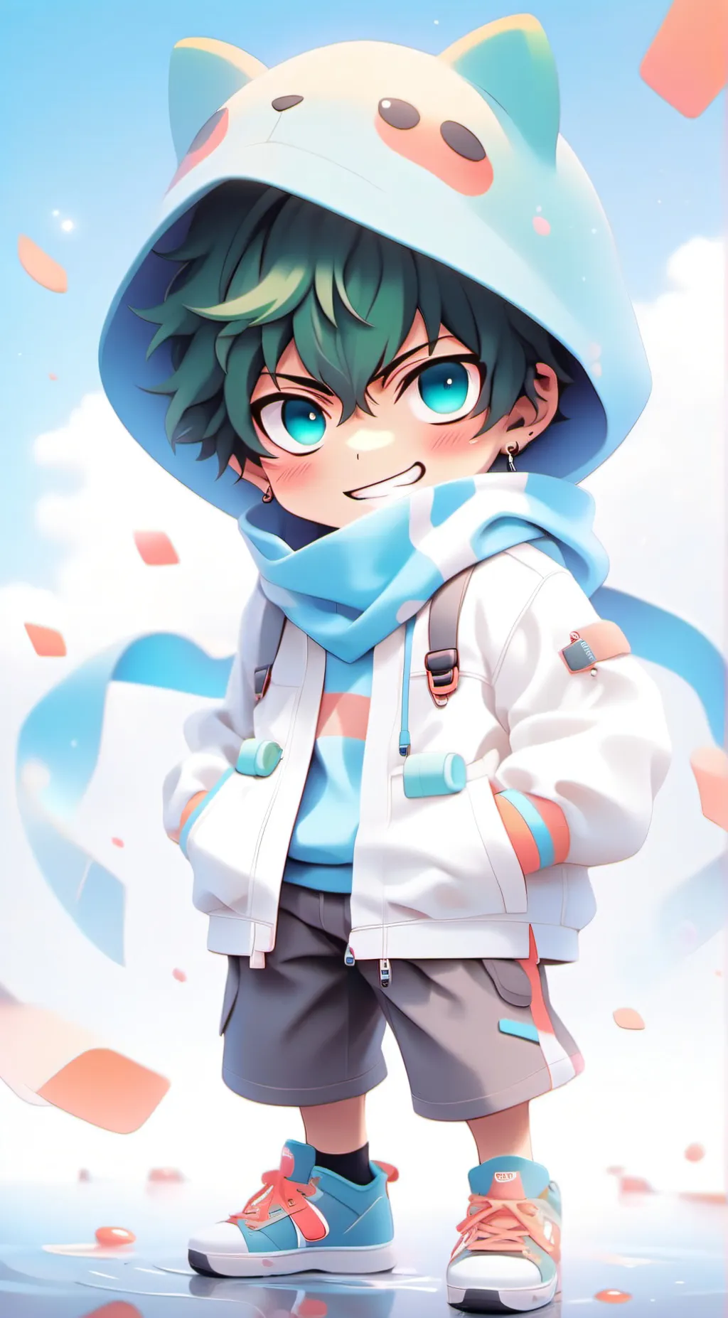 ai character: Vampire deku background