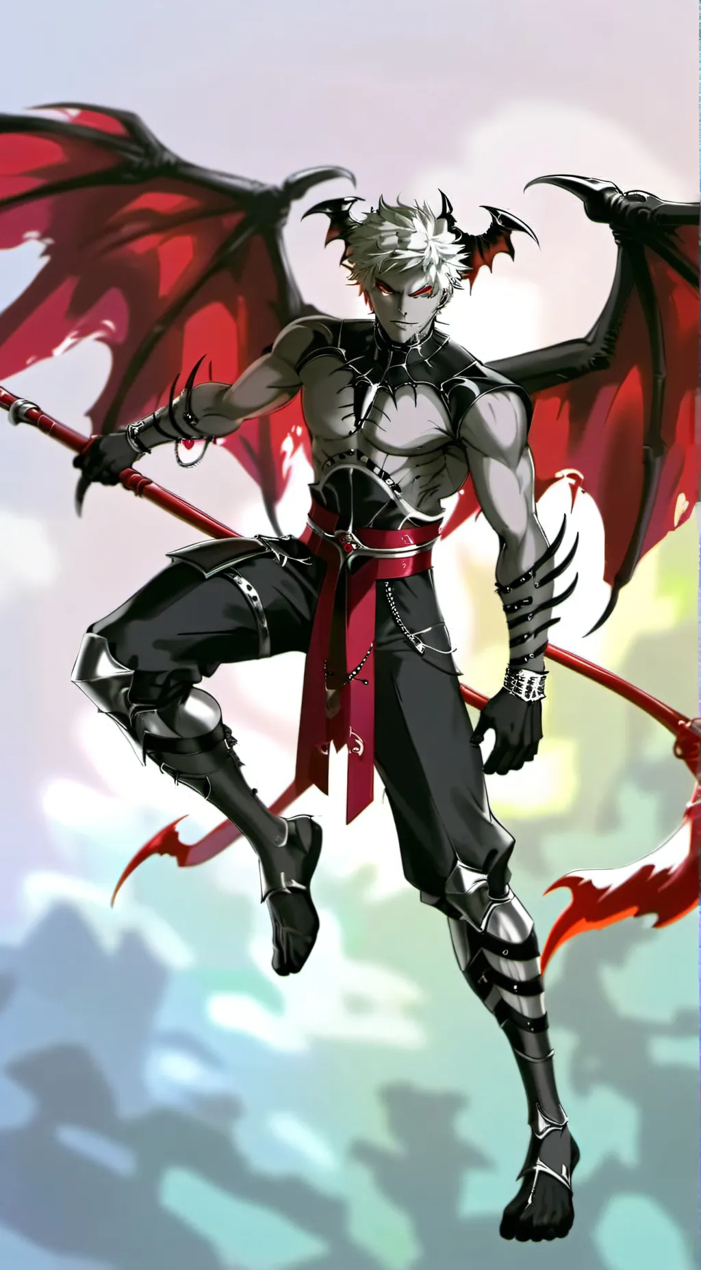 ai character: Katsuki bakugou background