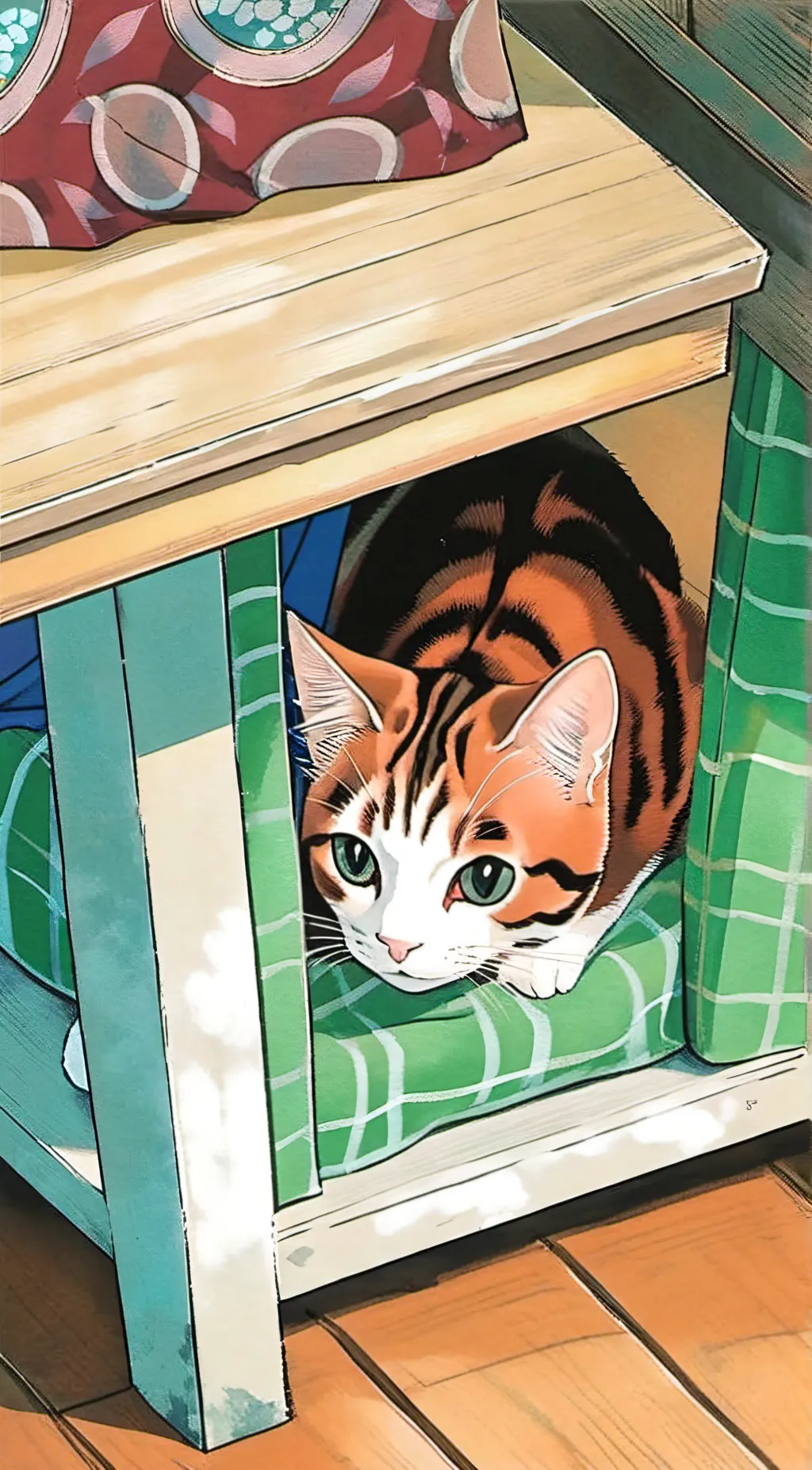 ai character: summer background