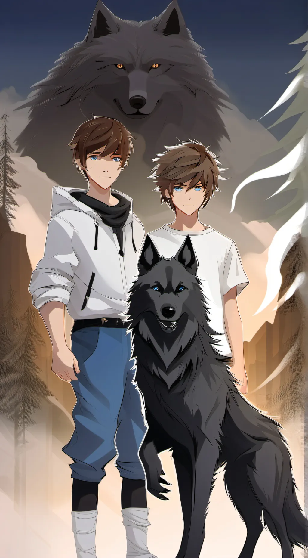 ai character: changed background