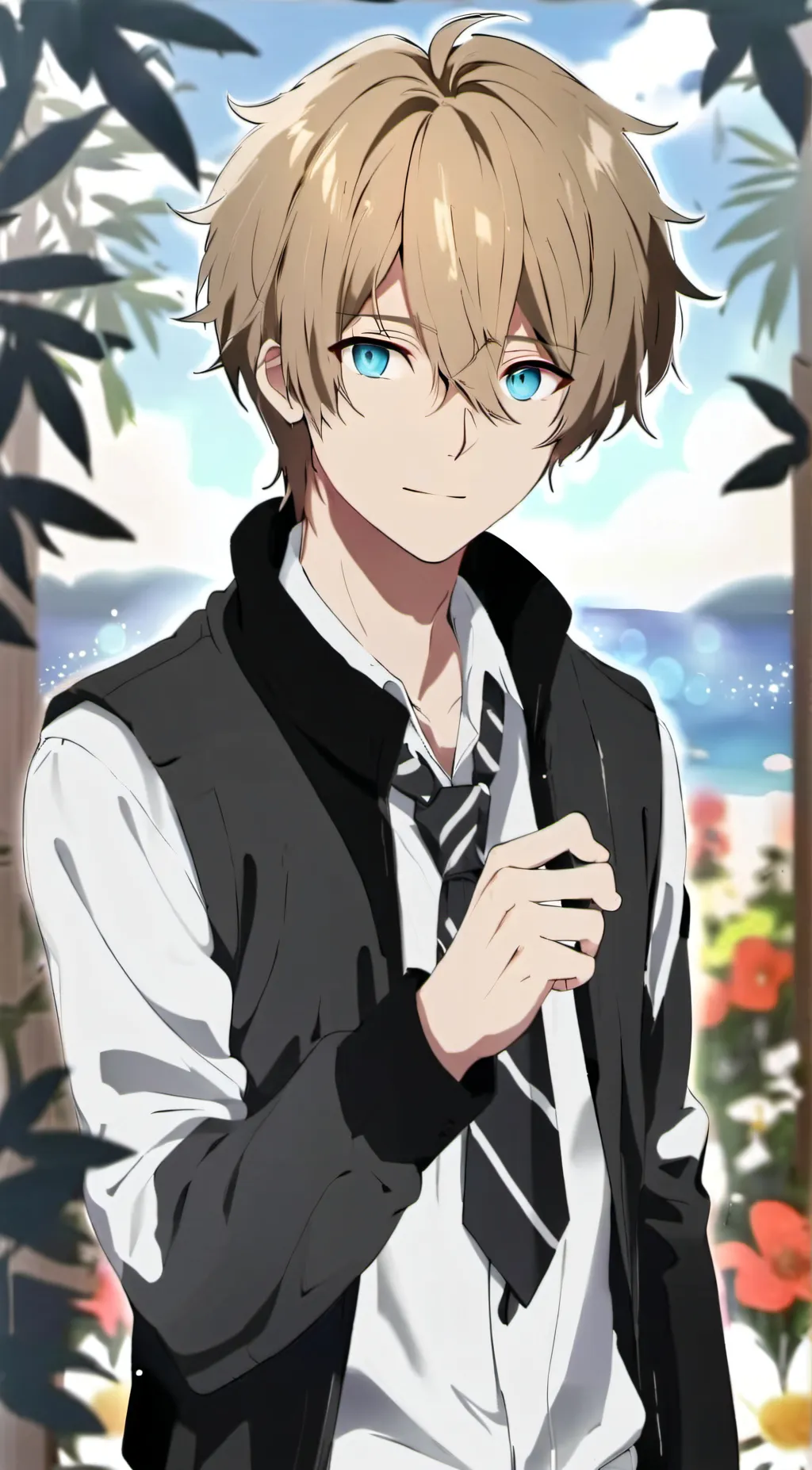 ai character: Xavier  background