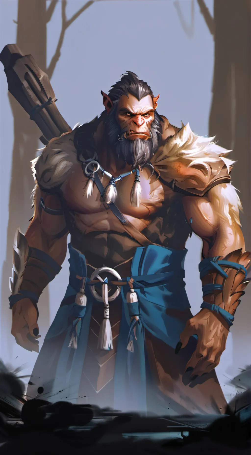 ai character: Klarg background