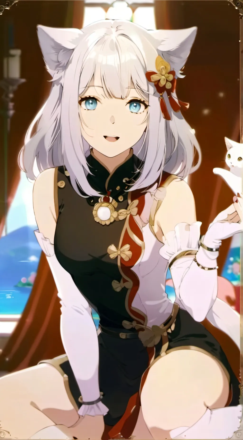 ai character: Sunny  background