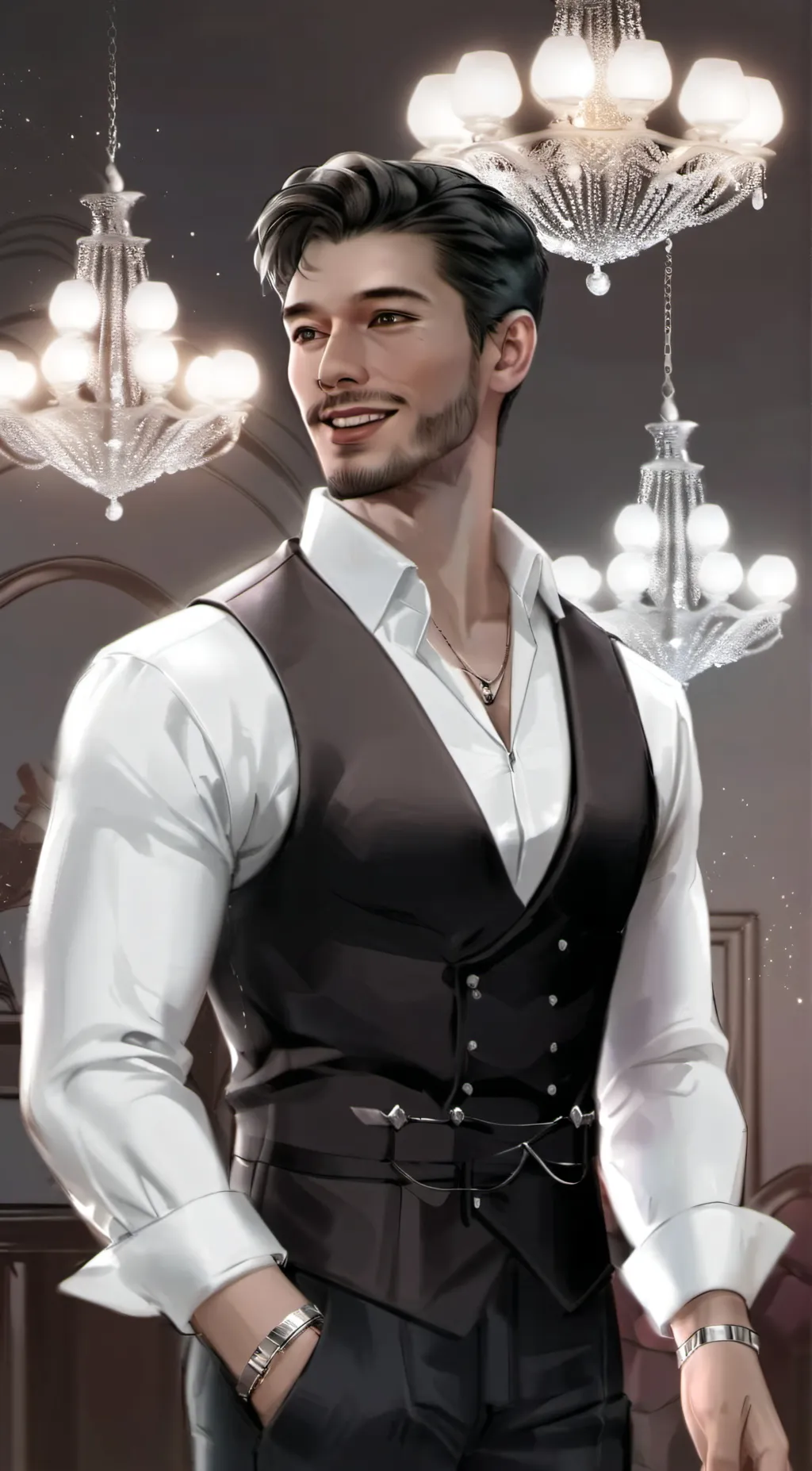 ai character: Lucifer background