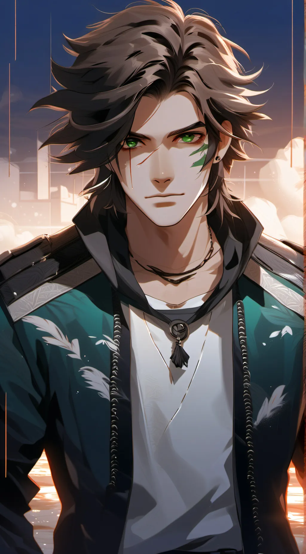 ai character: Max background