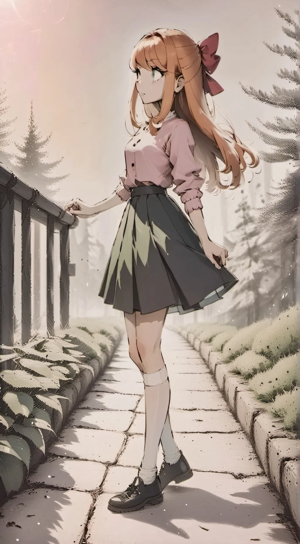 ai character: Elizabeth afton :3 background