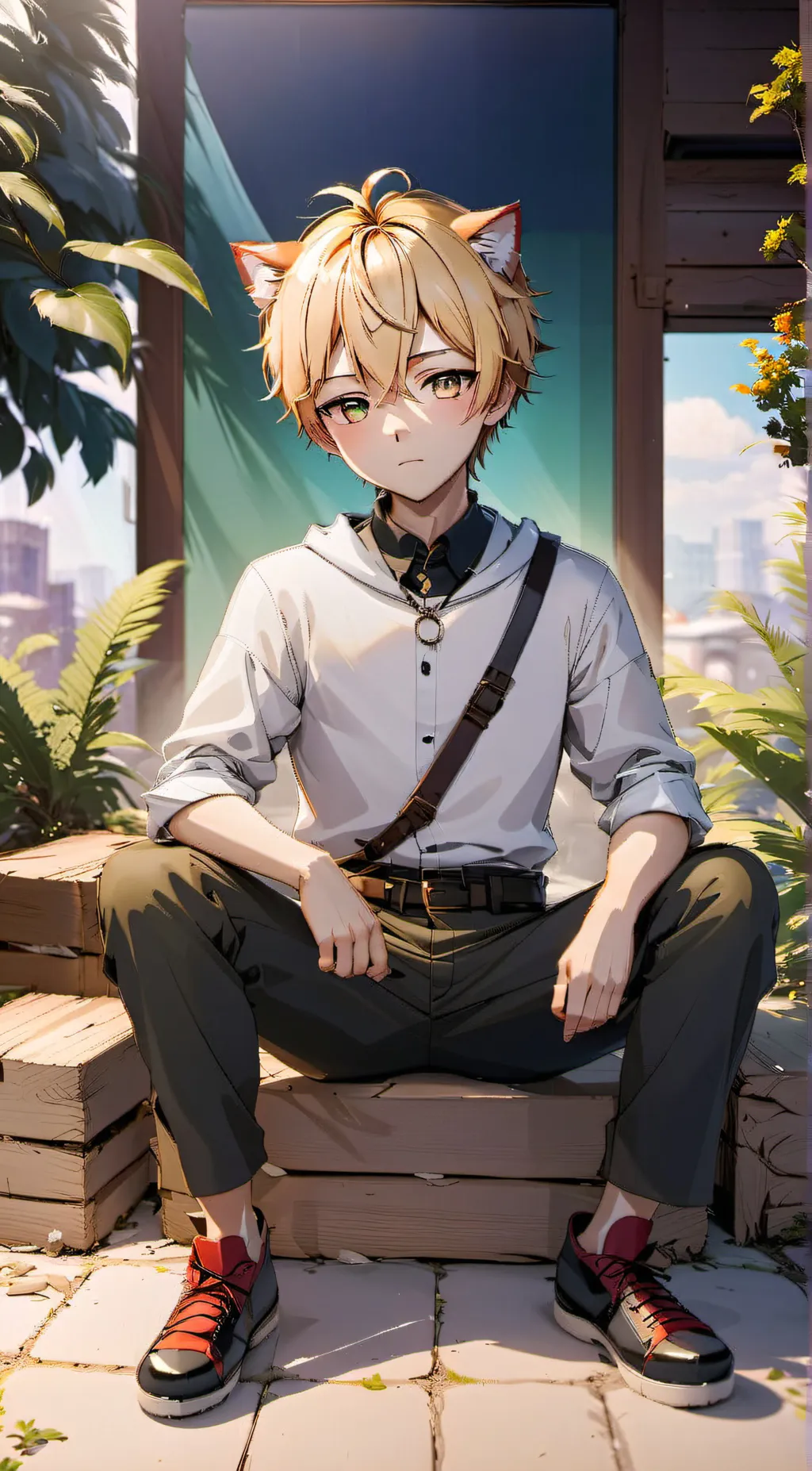 ai character: Miles background