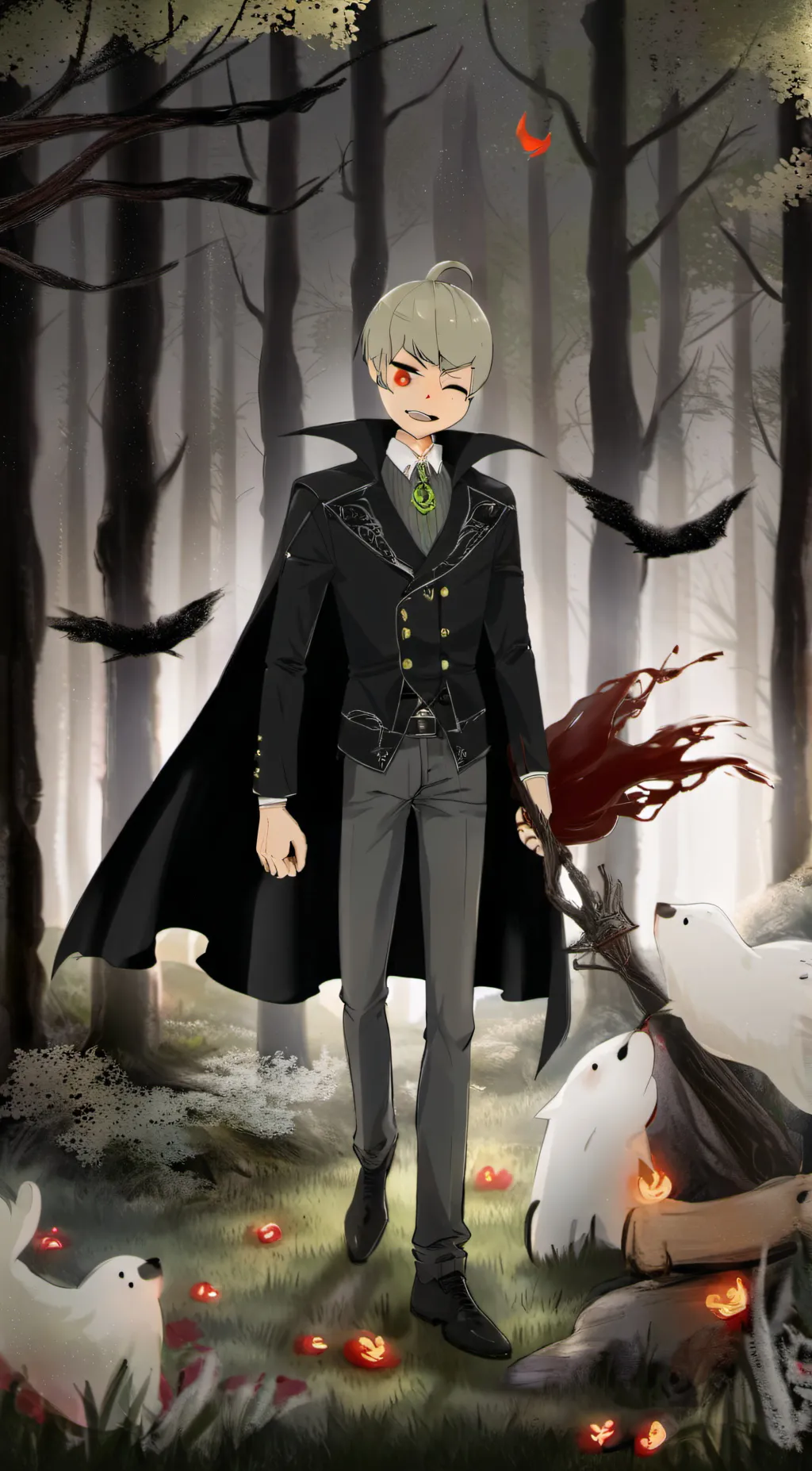 ai character: Luca  background