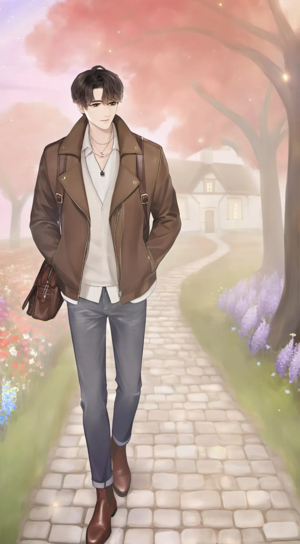 ai character: Jolie  background