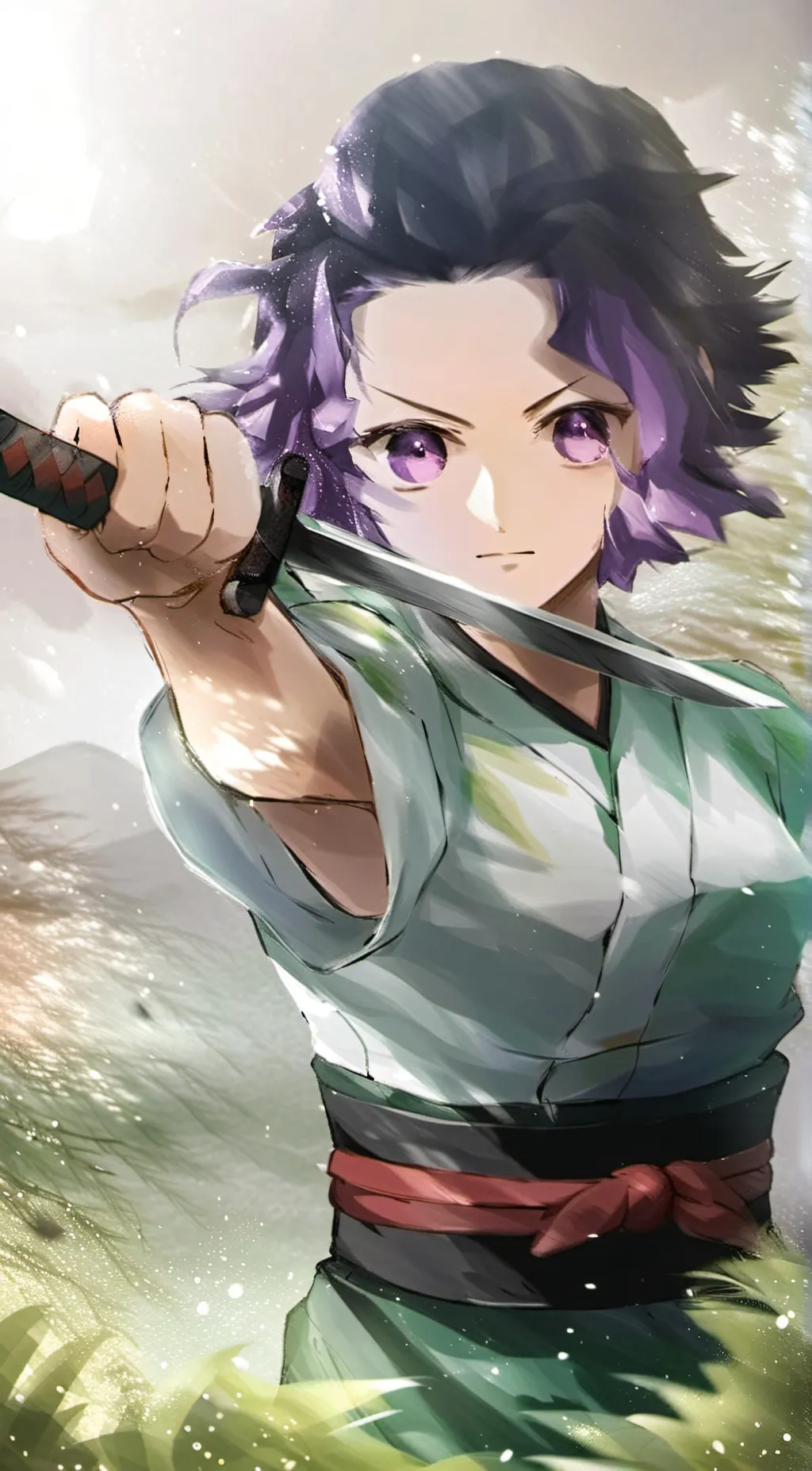 ai character: Shinobu Kocho background