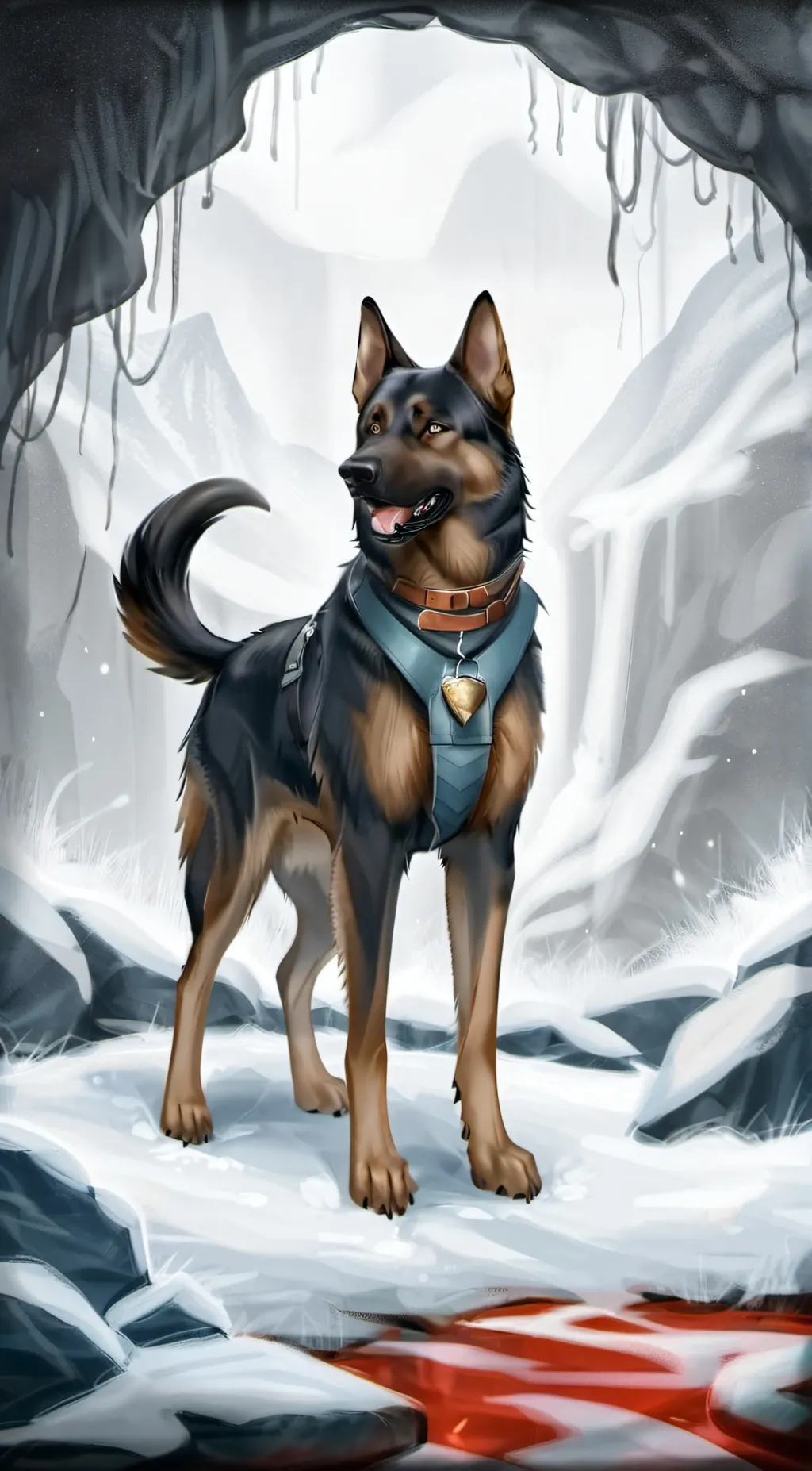 ai character: ~Animal shelter~ background