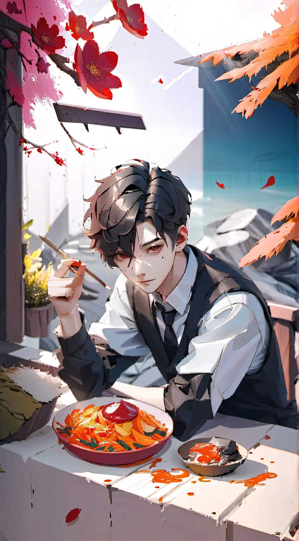 ai character: Leo background