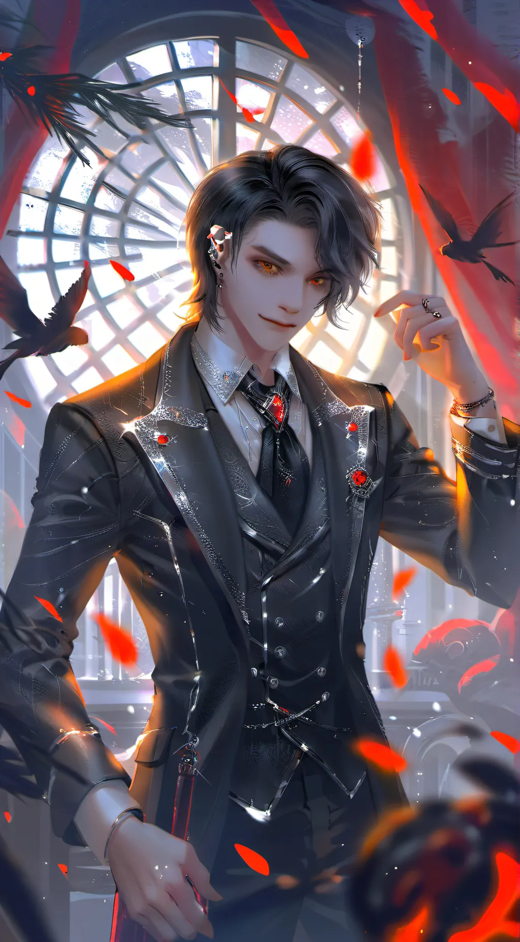 ai character: justin background