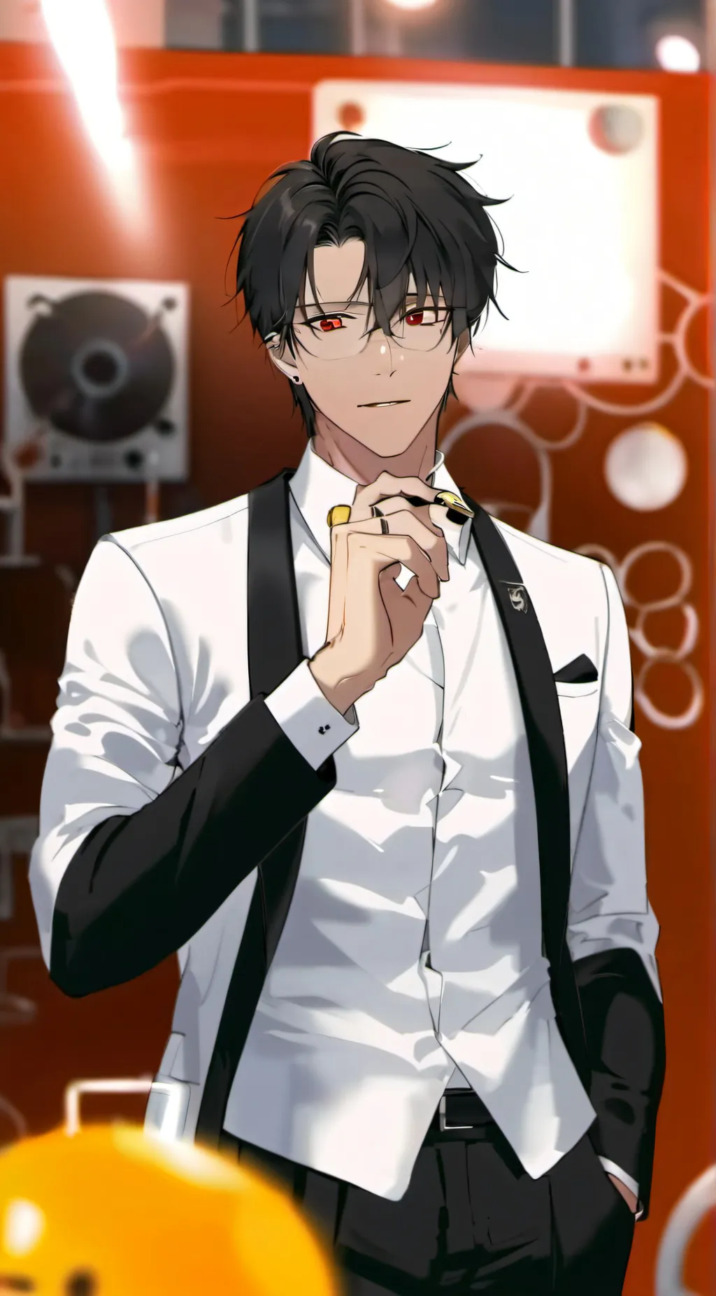 ai character: Enzo~ background