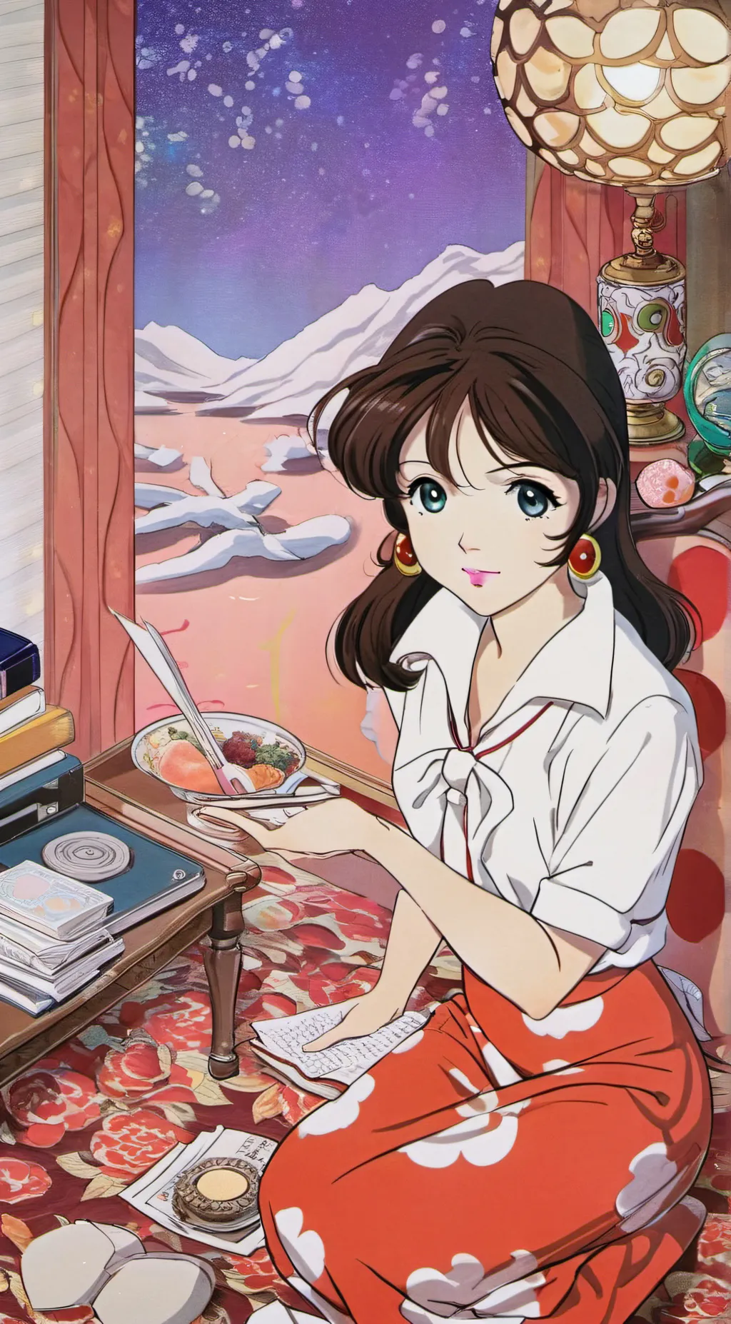 ai character: Mom background