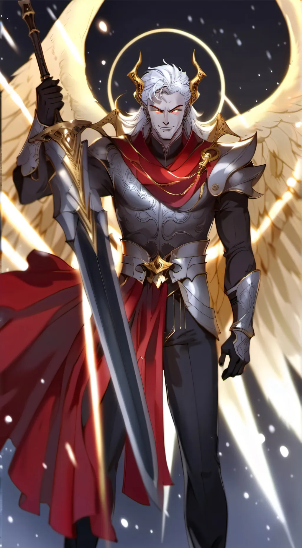 ai character: Mahoraga  background