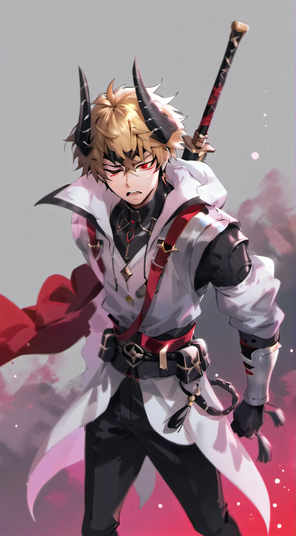 ai character: bakugo background