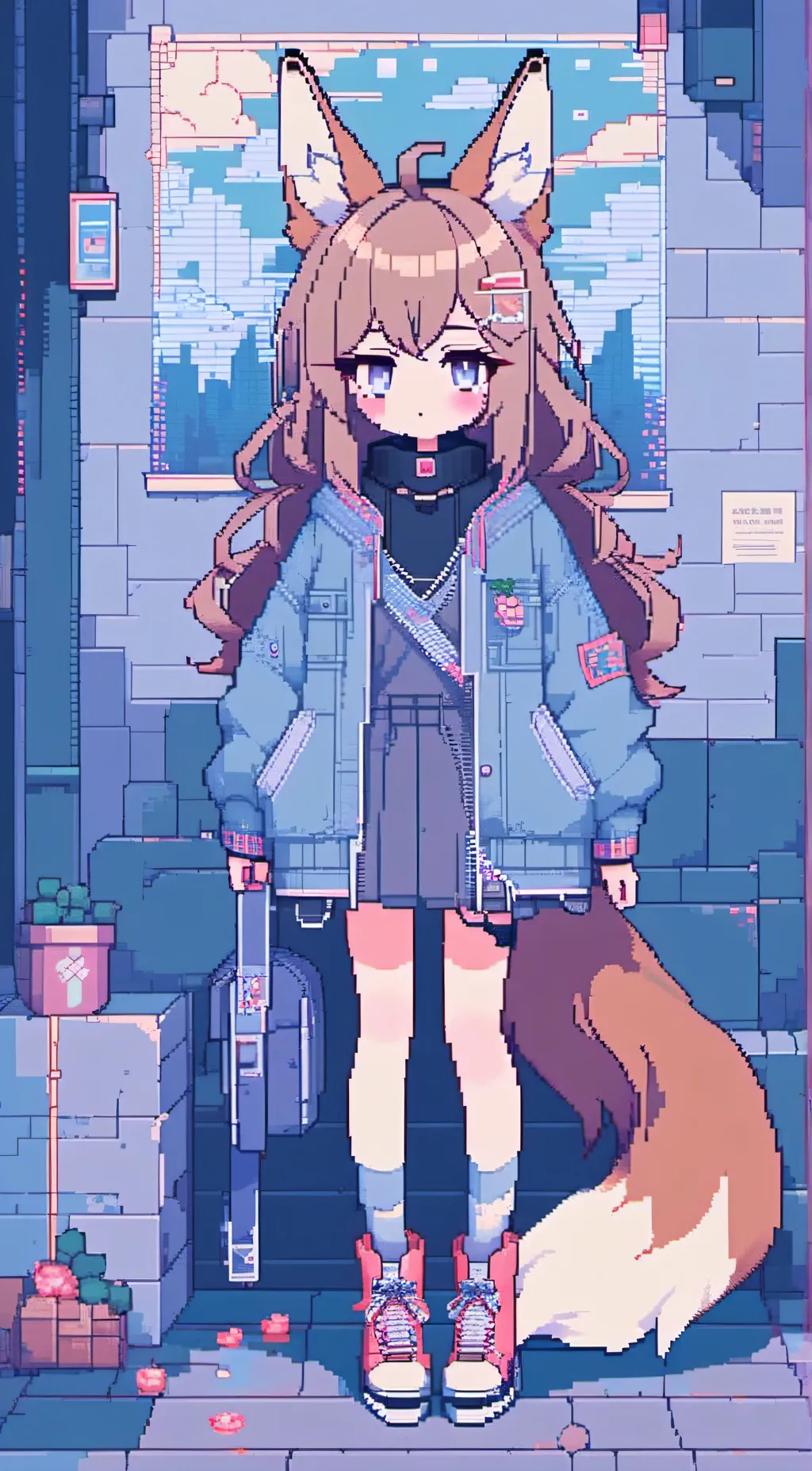 ai character: foxal background