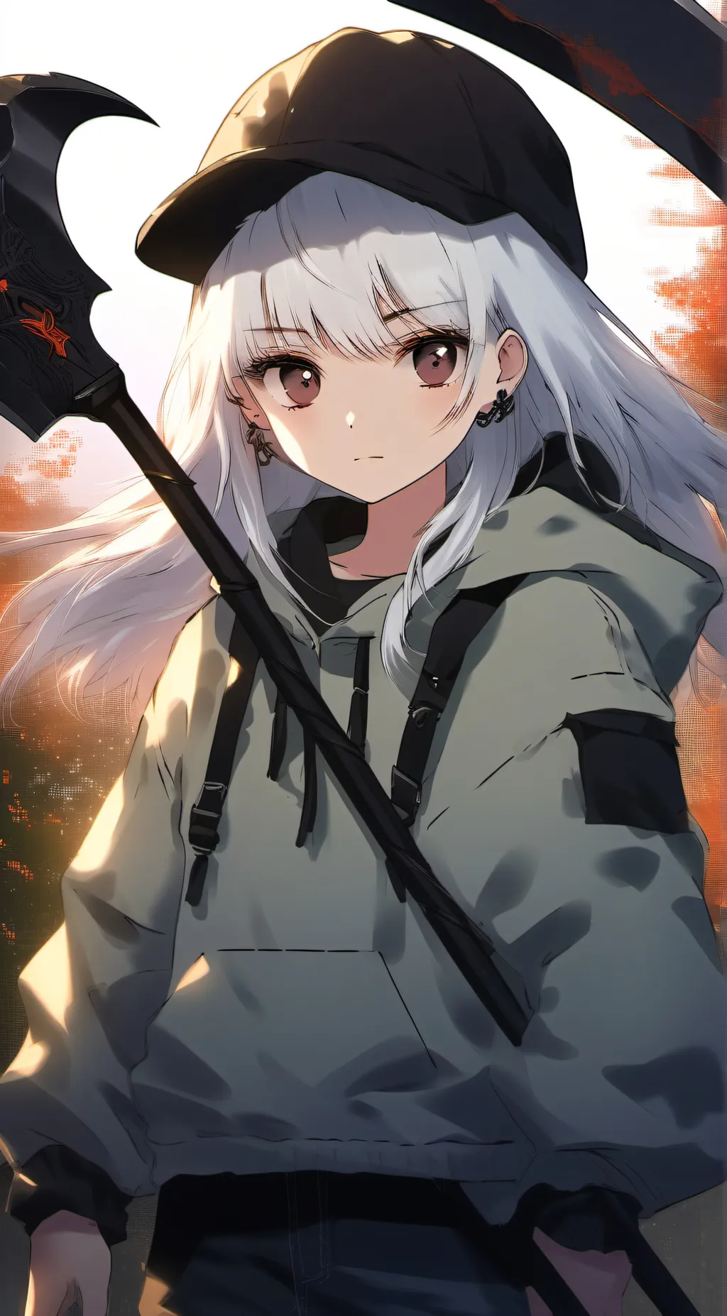 ai character: Death background