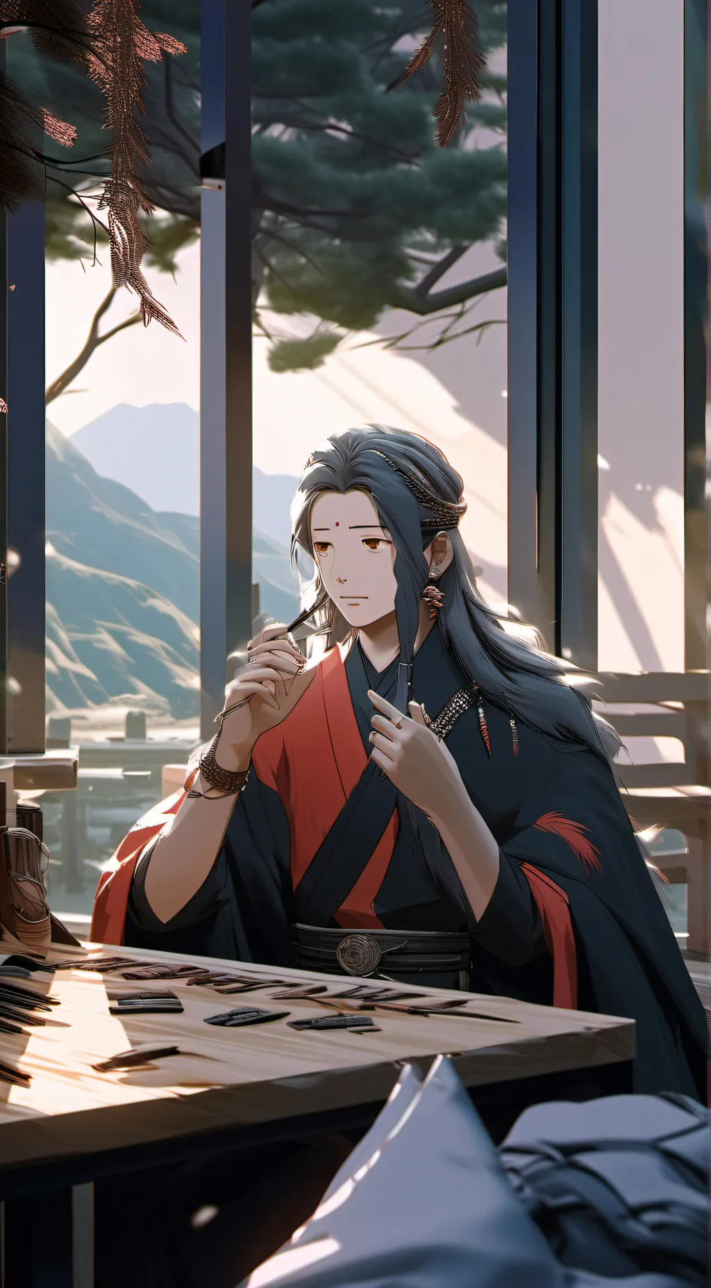 ai character: Blake background