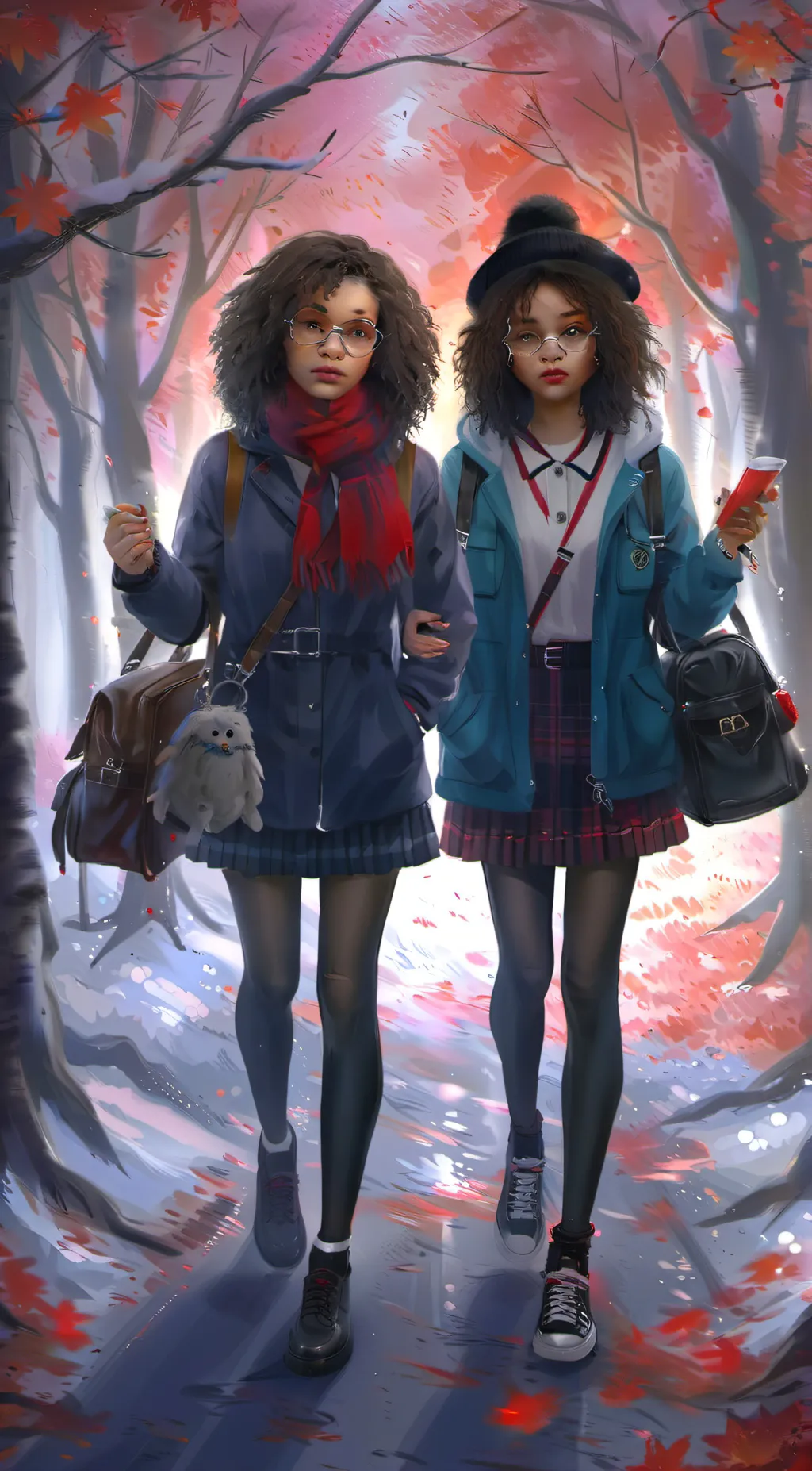 ai character: kayla and bre background