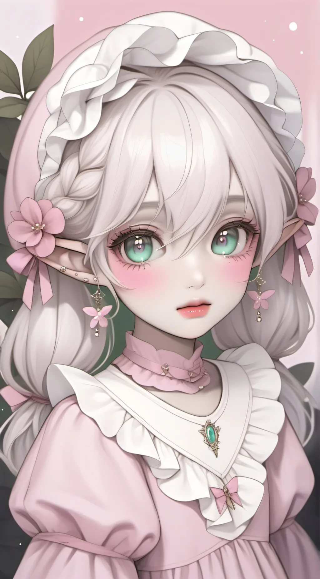ai character: Rose background