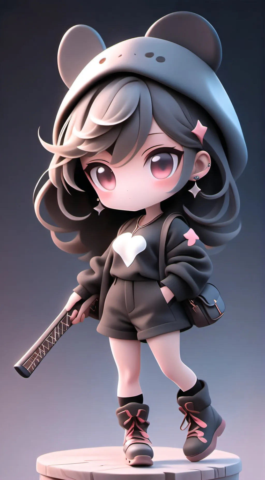 ai character: 💙leo✨💙 background