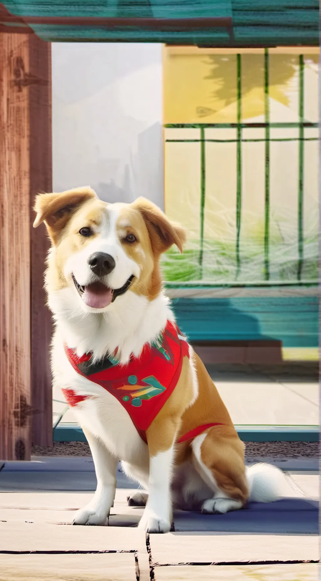 ai character: Dog  background