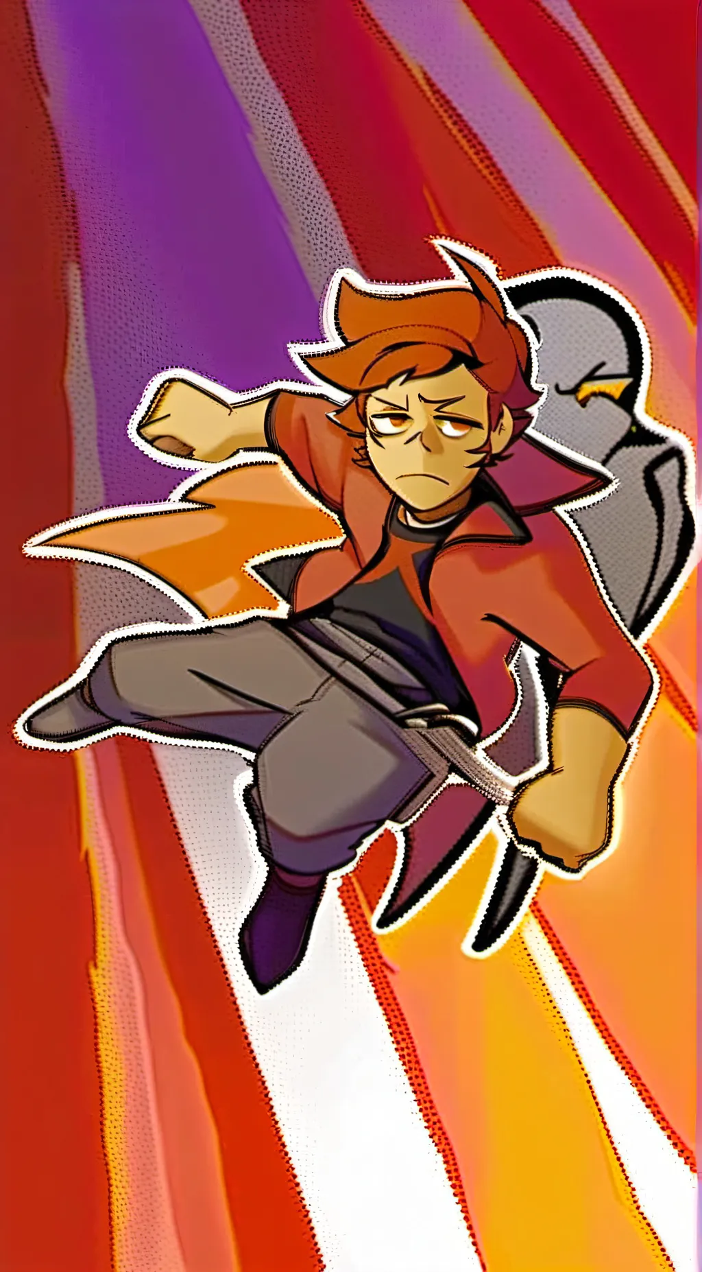 ai character: Opposite wally  💢 background