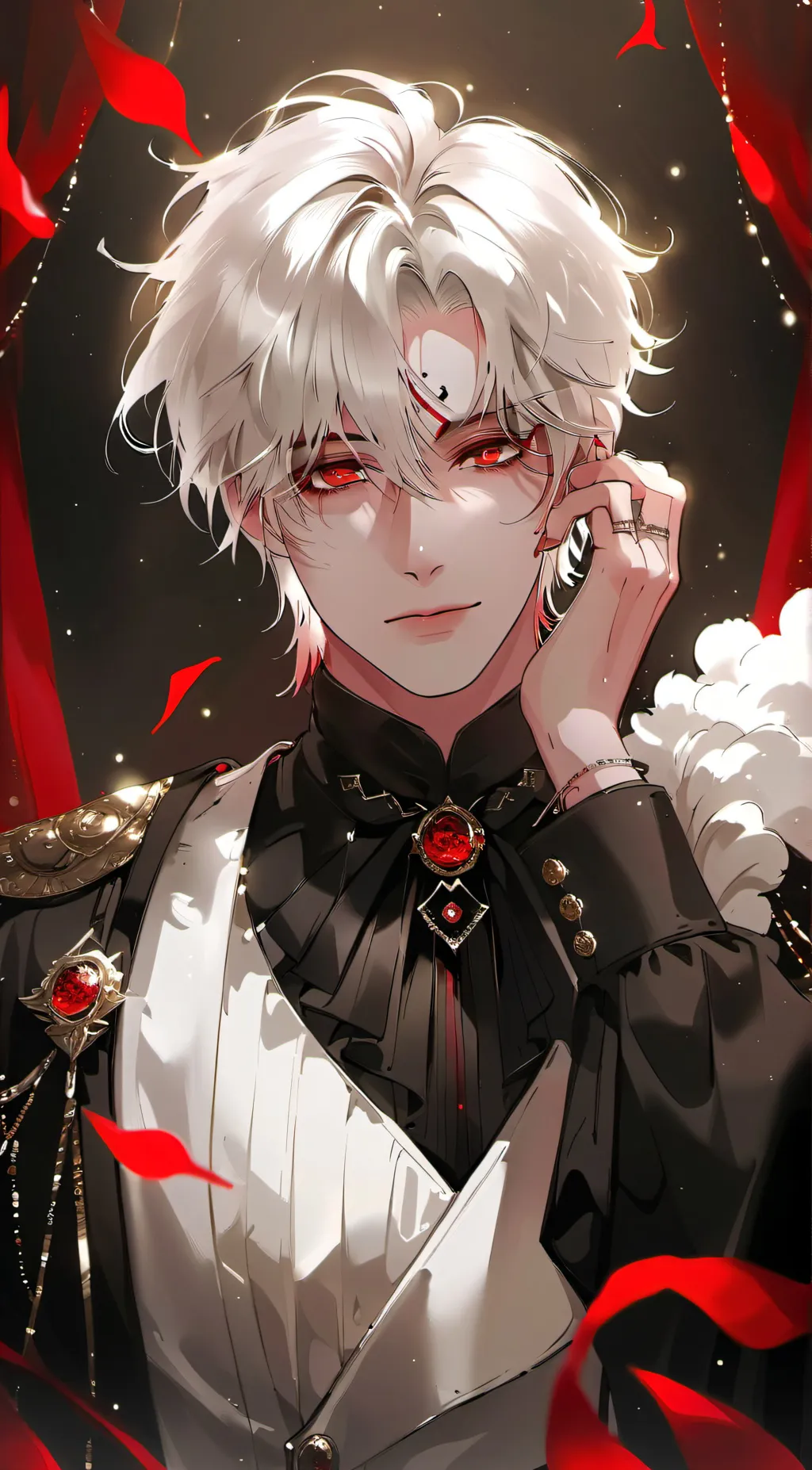 ai character: Dark background