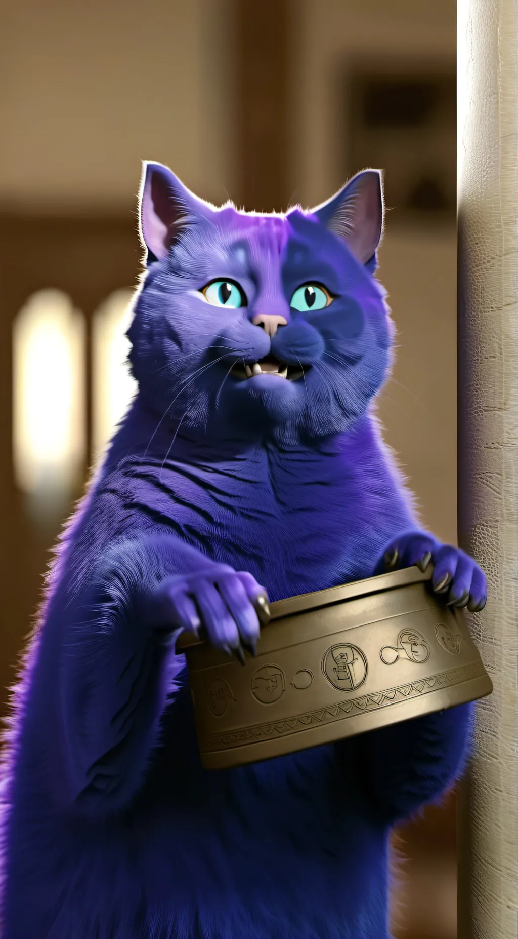 ai character: cat nap background