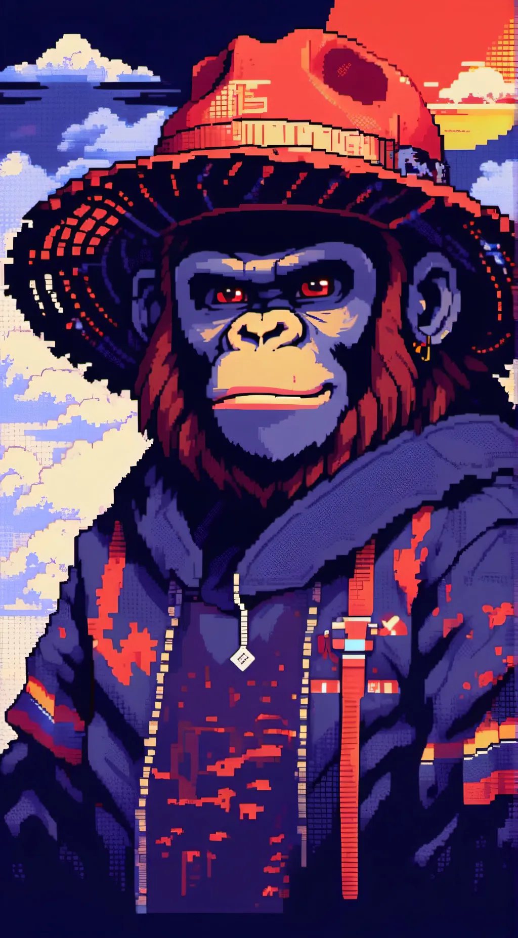 ai character: drred background