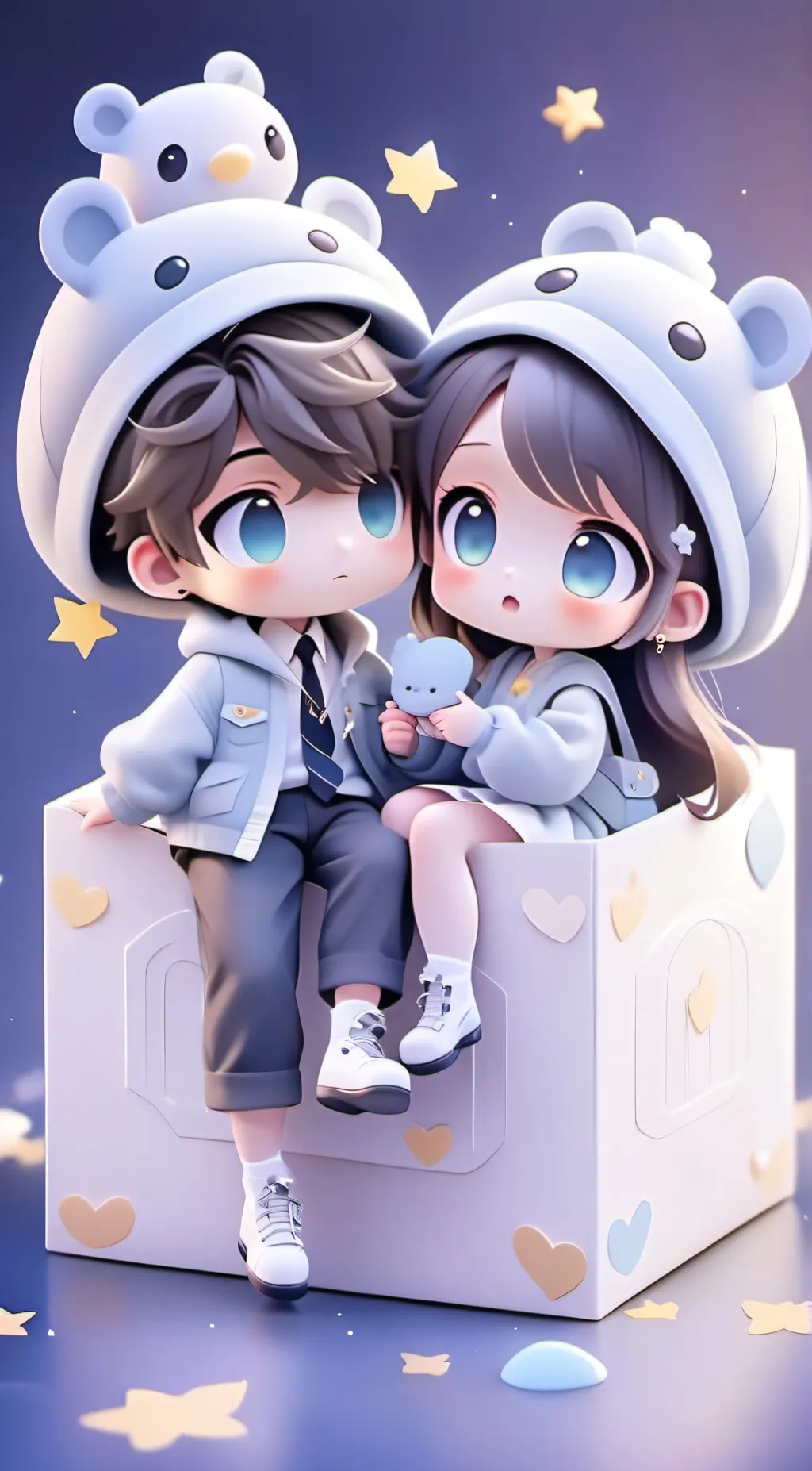 ai character: Milo an Avery background