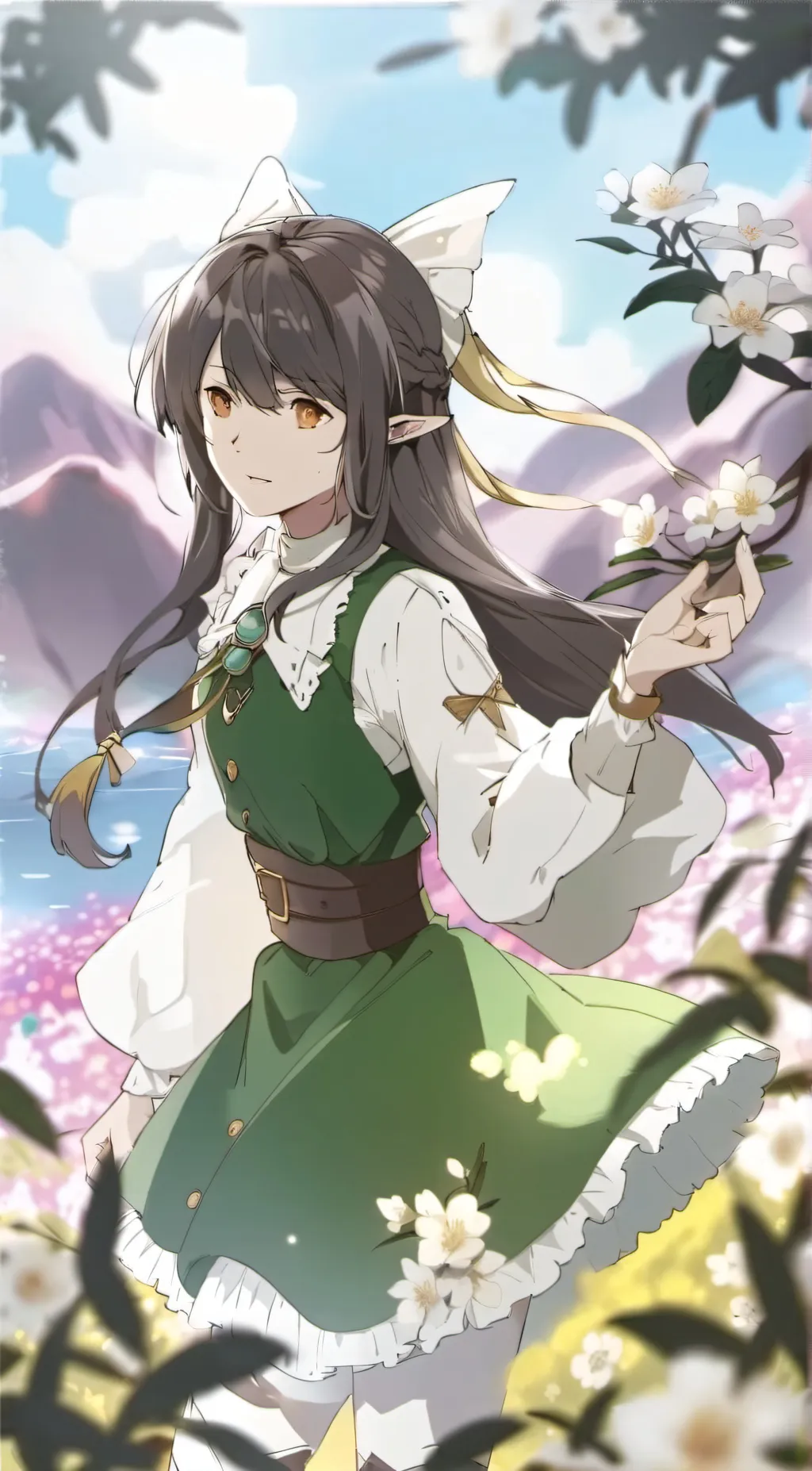 ai character: Lillin tote background