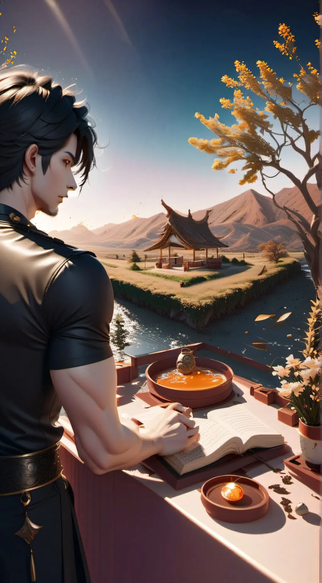 ai character: Kai background