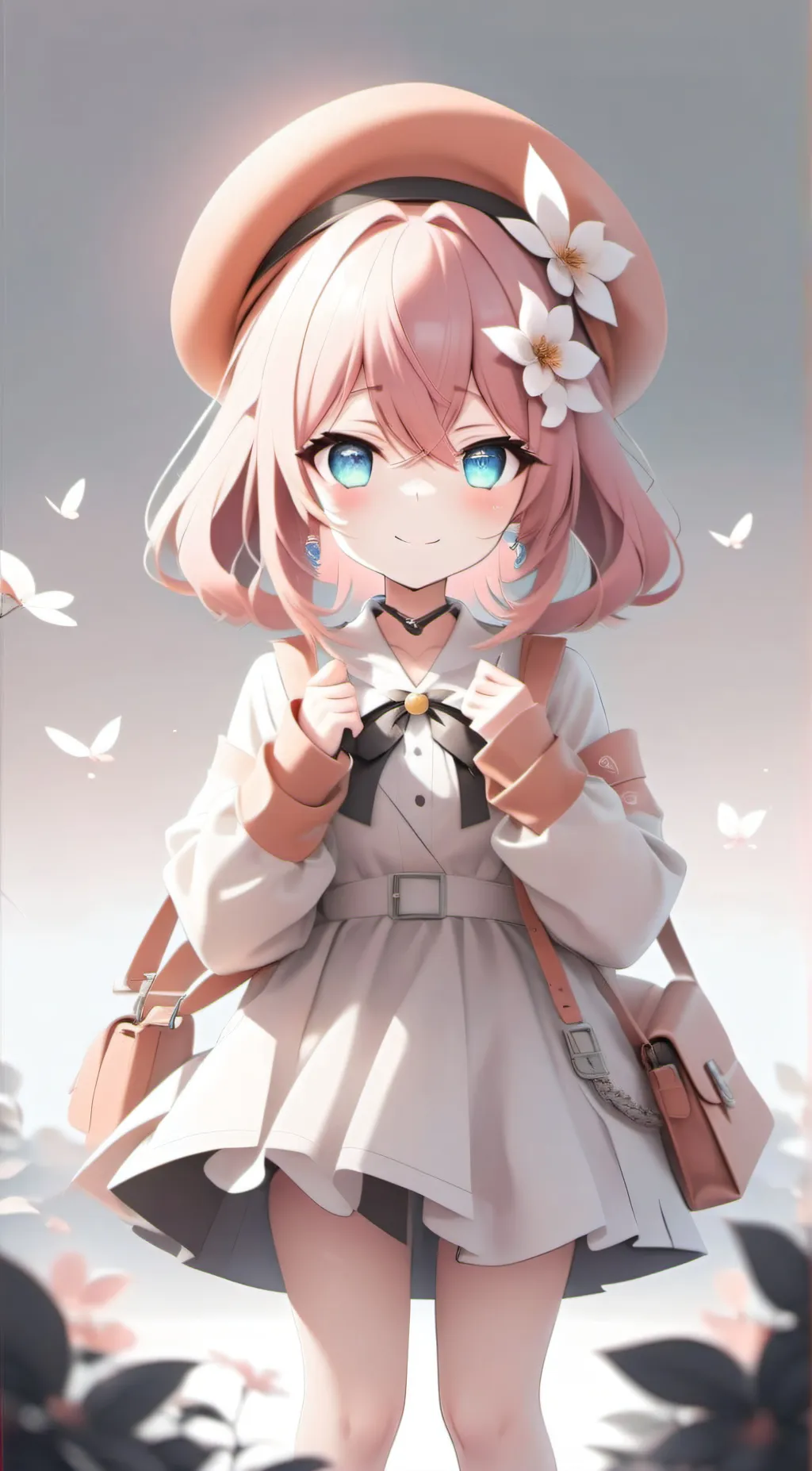 ai character: apple  background