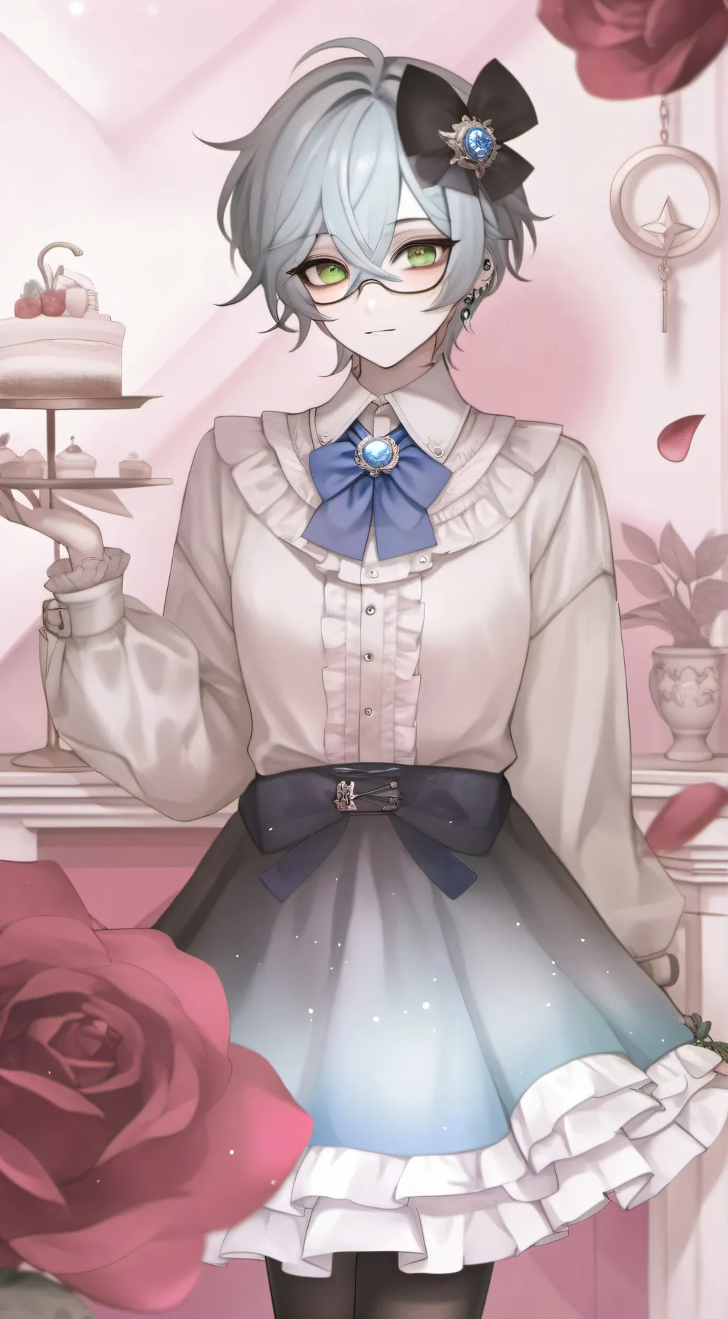 ai character: ☆~Aaron~☆ background