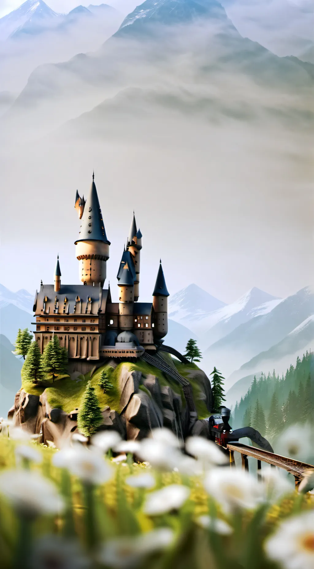 ai character: Diary-Warts background