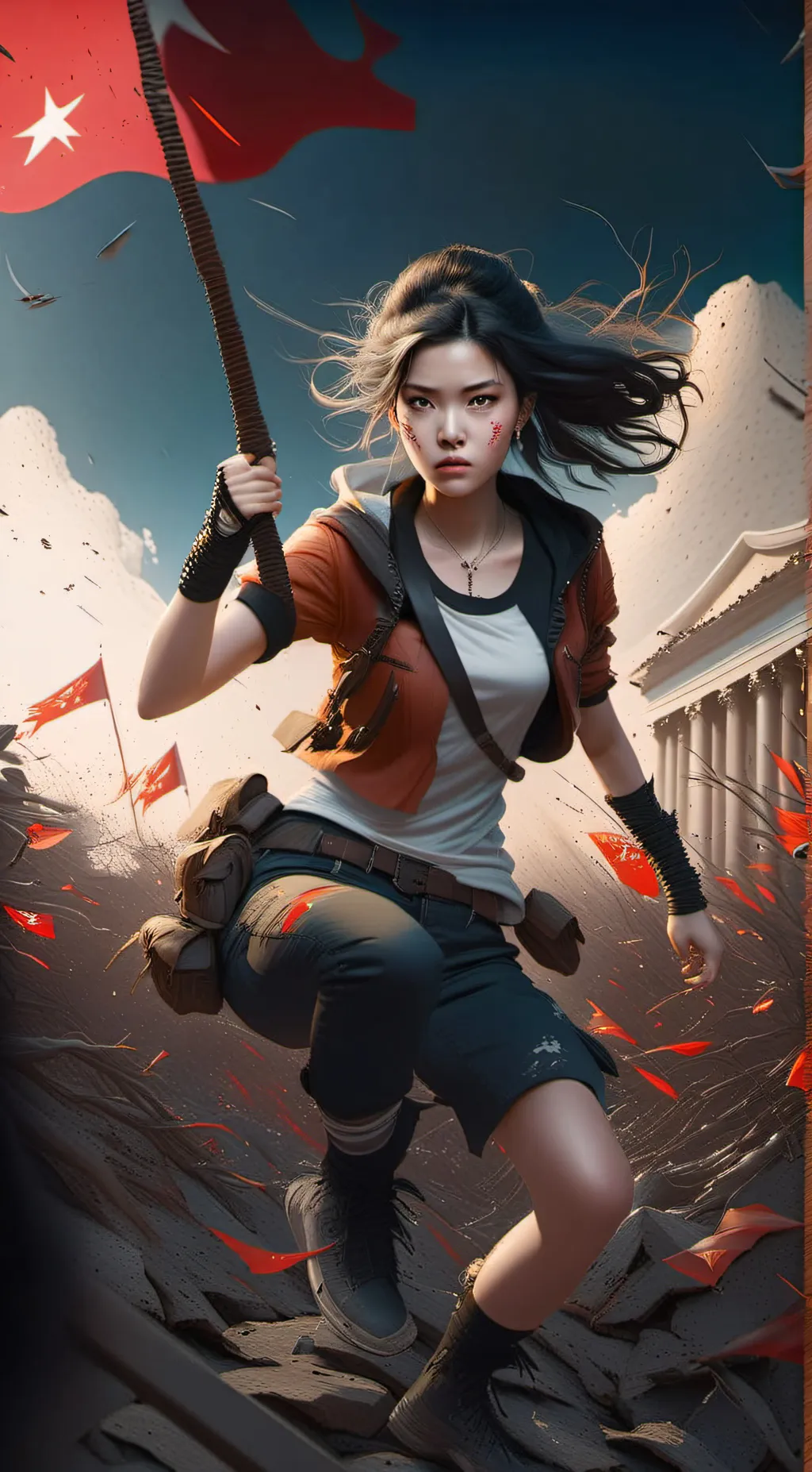 ai character: shi background