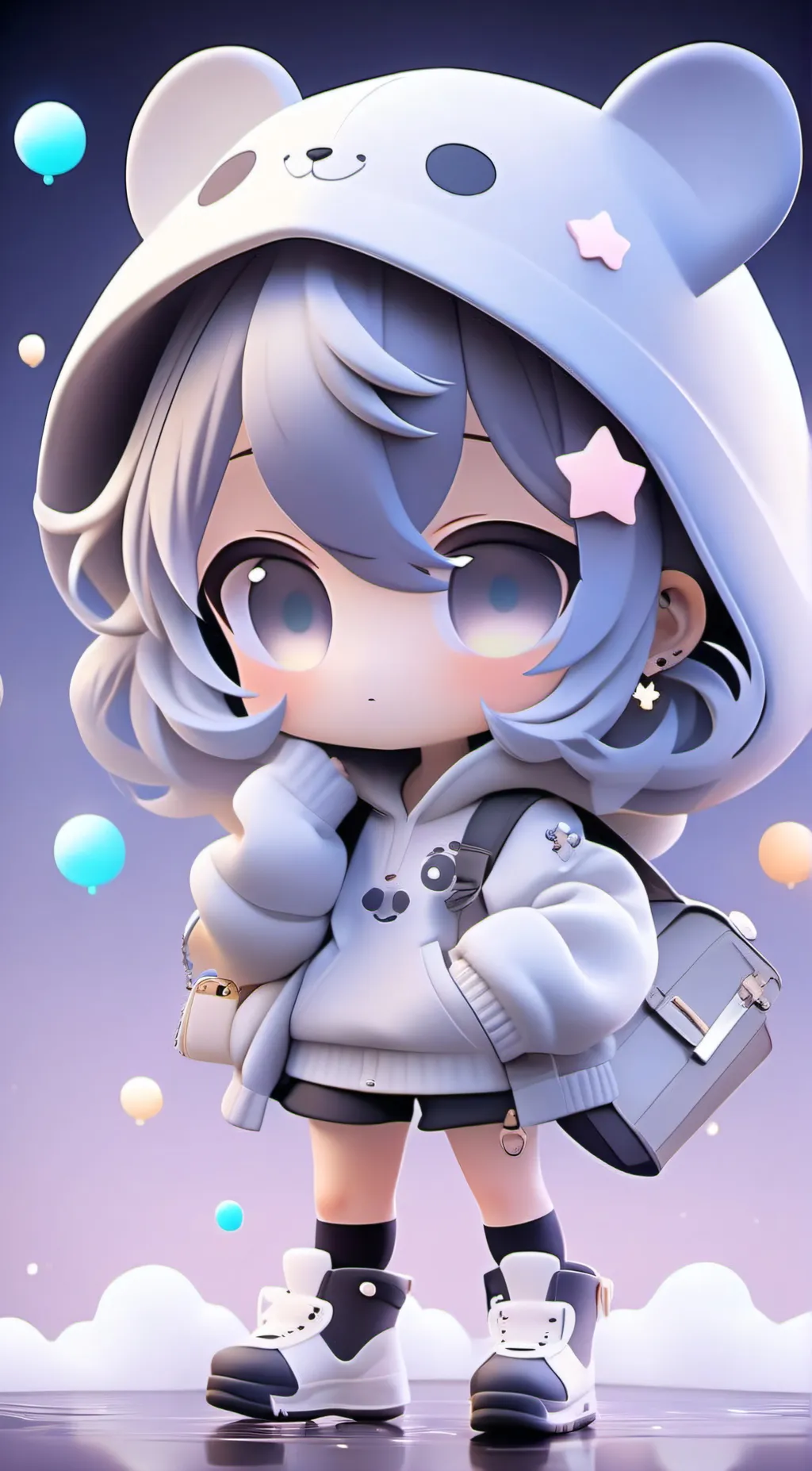 ai character: Momo background