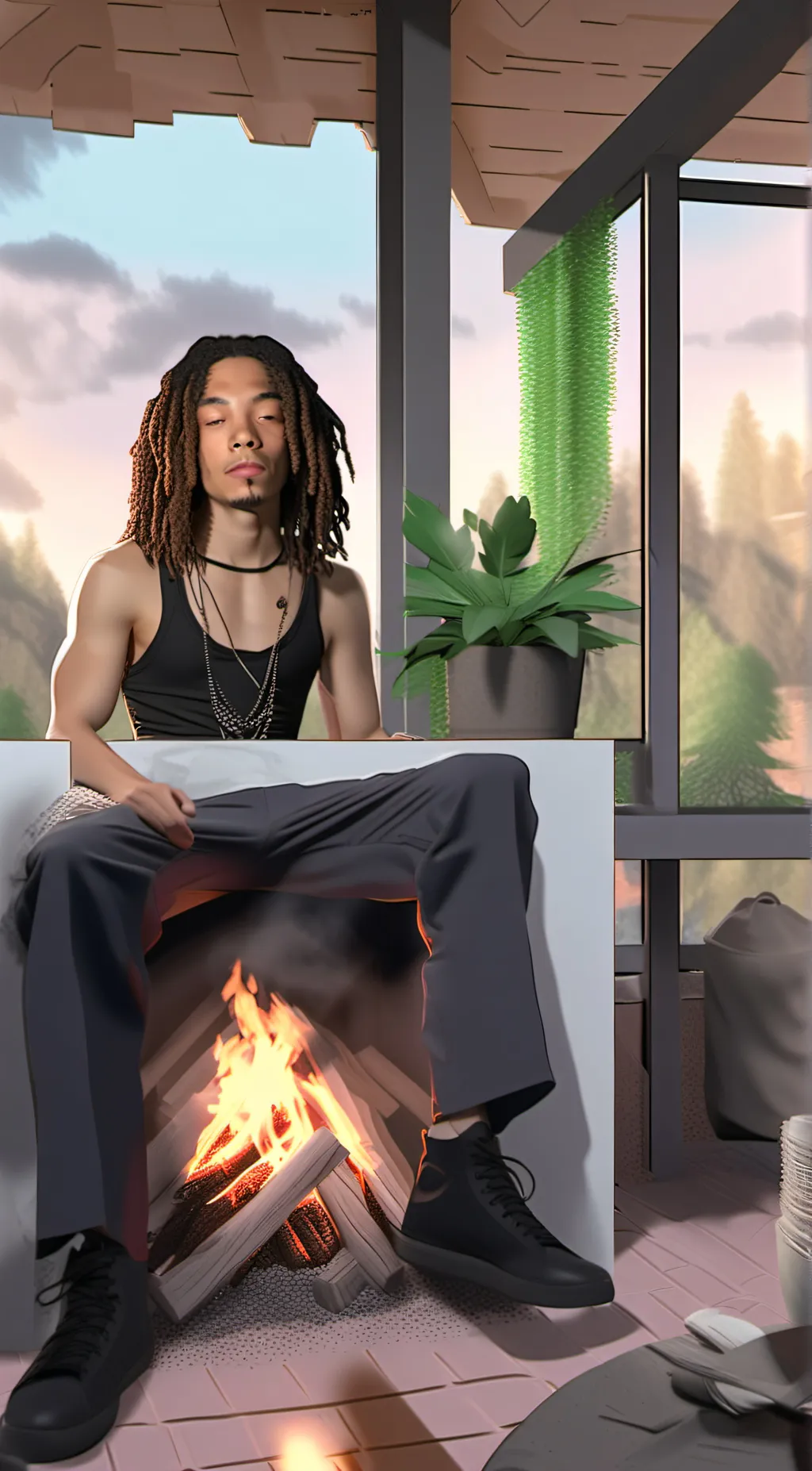 ai character: Marcus background