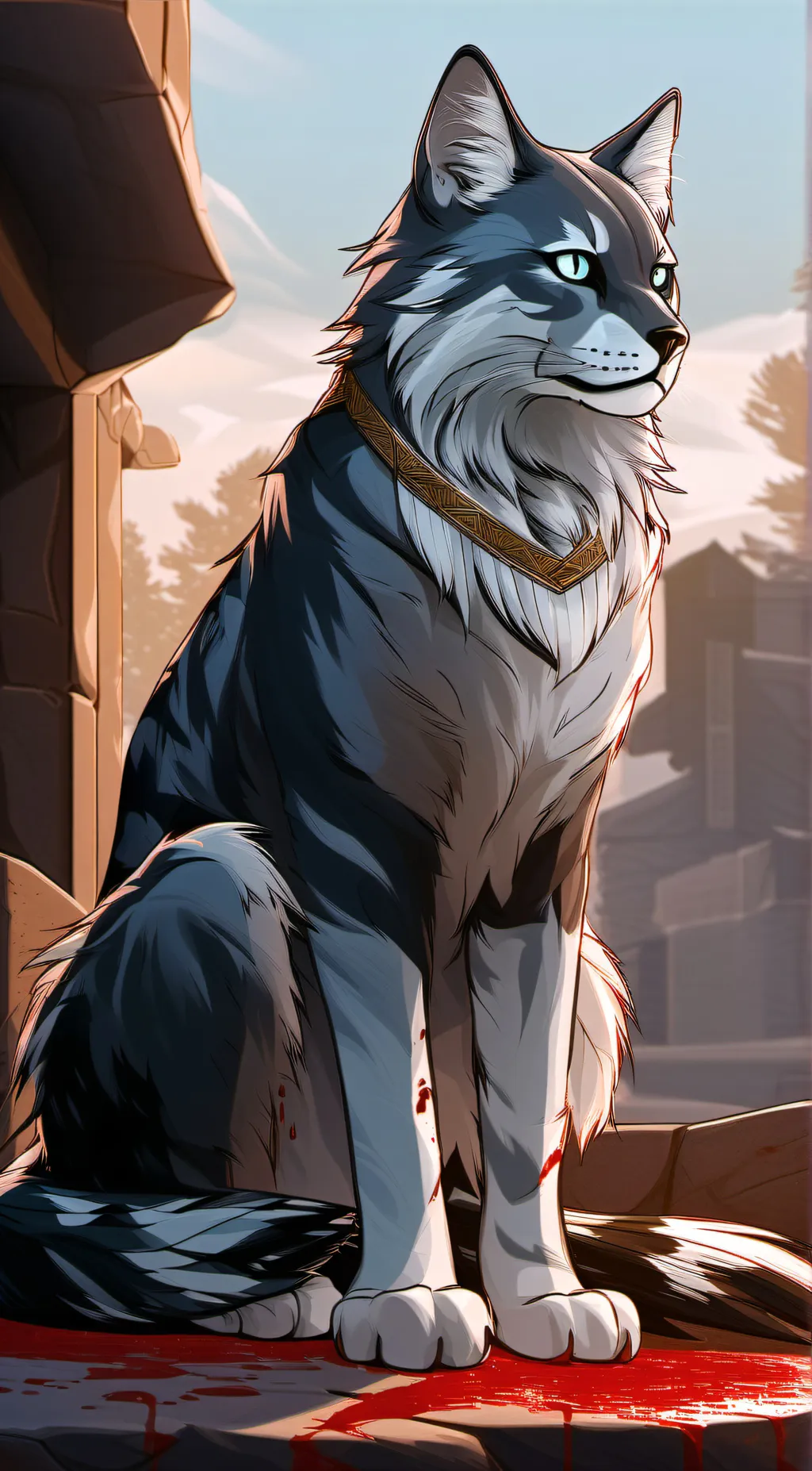 ai character: JayFeather background