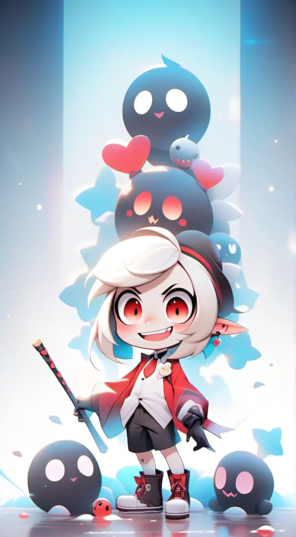 ai character: Hazbin hotel  background