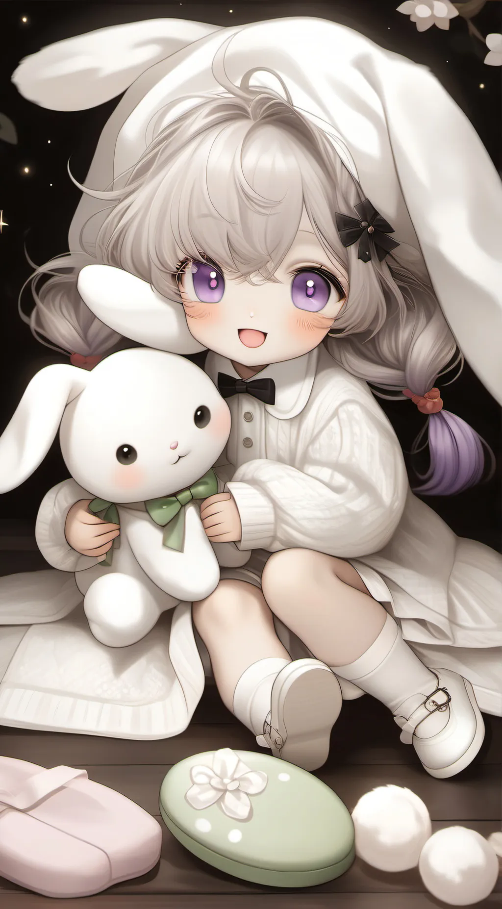 ai character: hoppy x crafty background