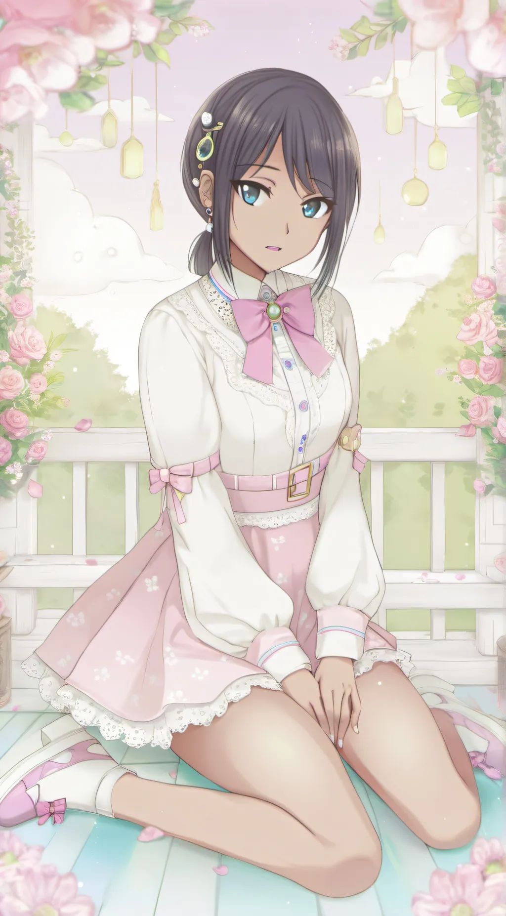 ai character: Momo background